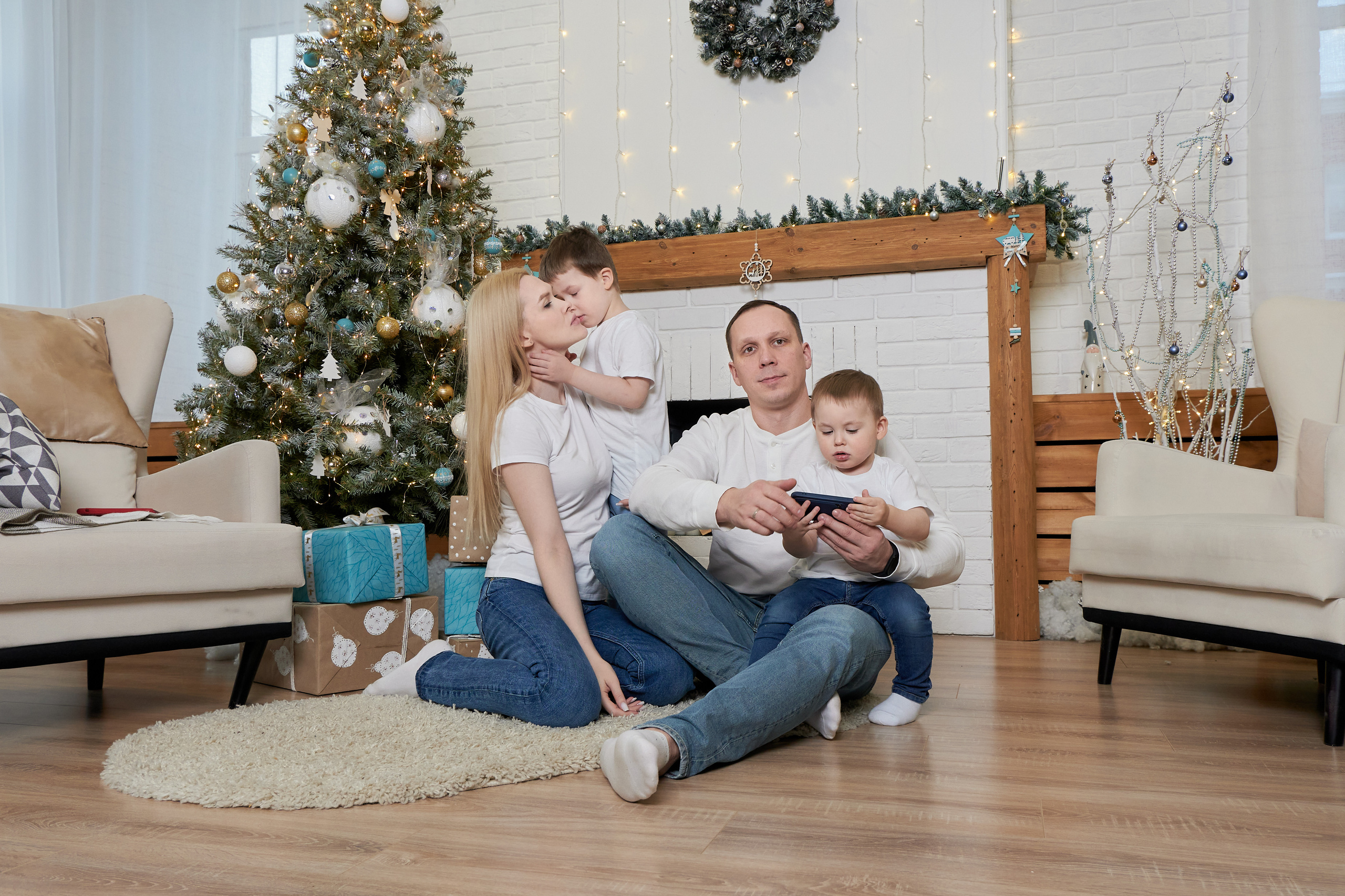 Новогодние фотосессии. Семейный фотограф Владимир Просвиркин. г. Самара