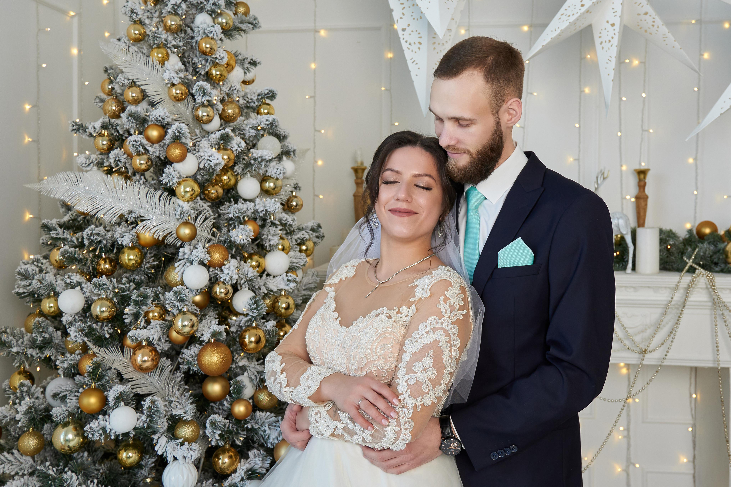 Свадебная фотосессия в интерьерной студии. Семейный фотограф Владимир Просвиркин. г. Самара