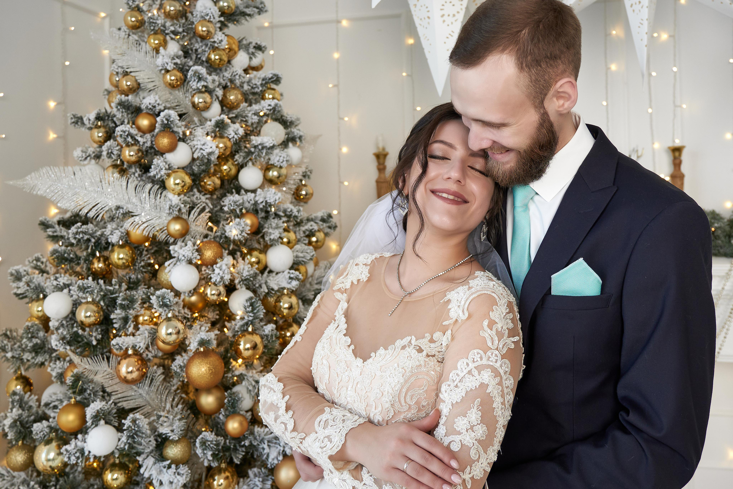 Свадебная фотосессия в интерьерной студии. Семейный фотограф Владимир Просвиркин. г. Самара