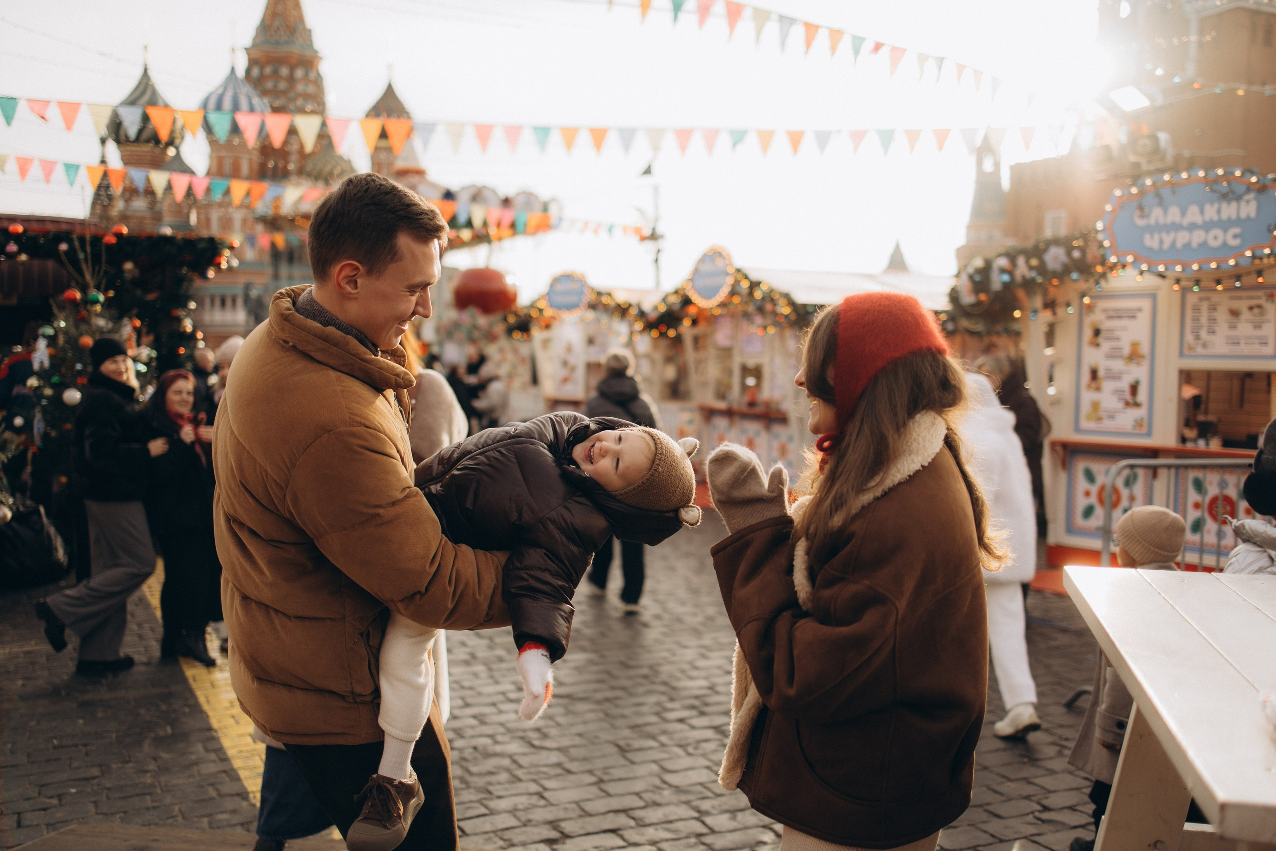 Новый год на ярмарке. Семейный фотограф Москва Наталия Осьмакова