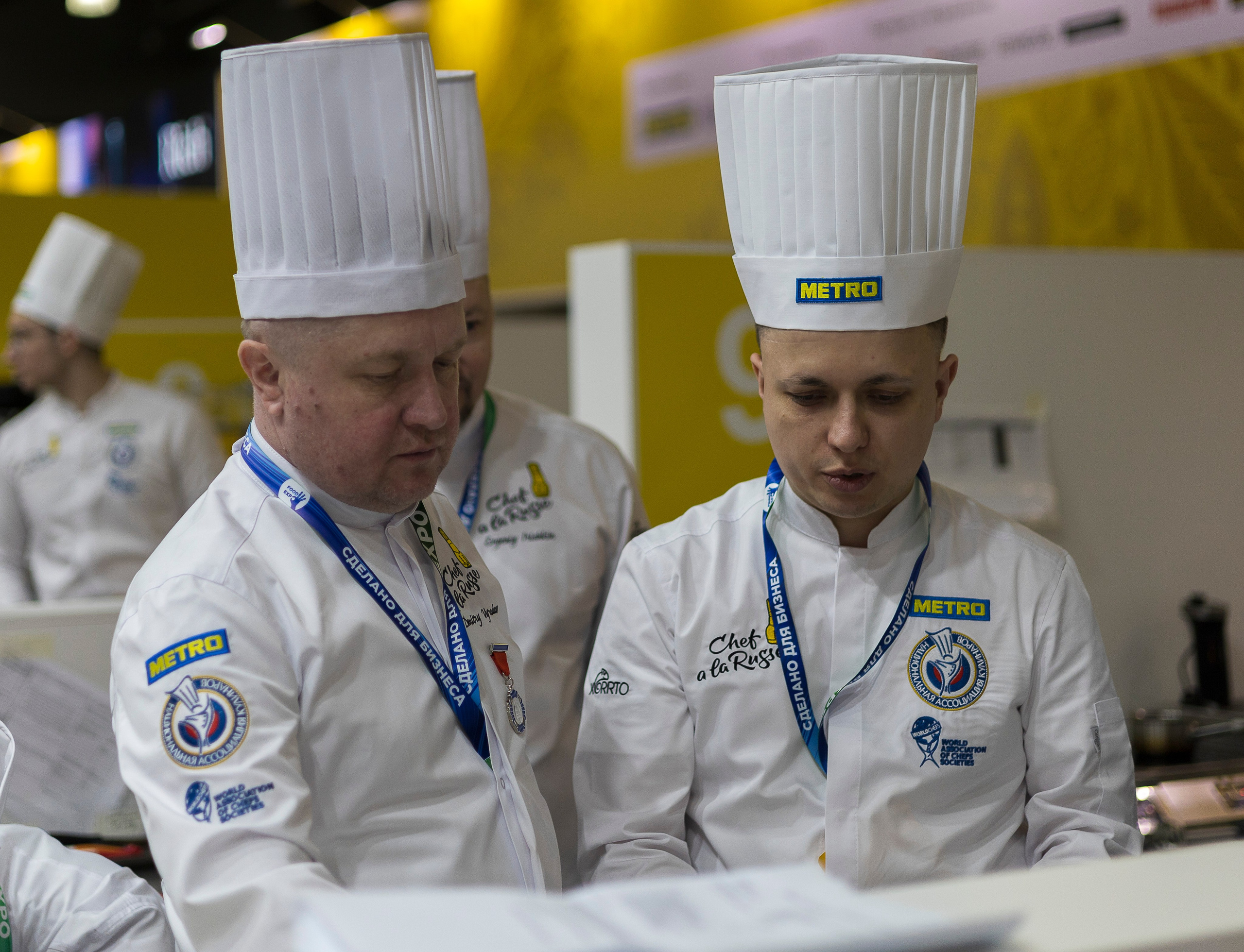 — Фестиваль поваров на выставке Food Expo