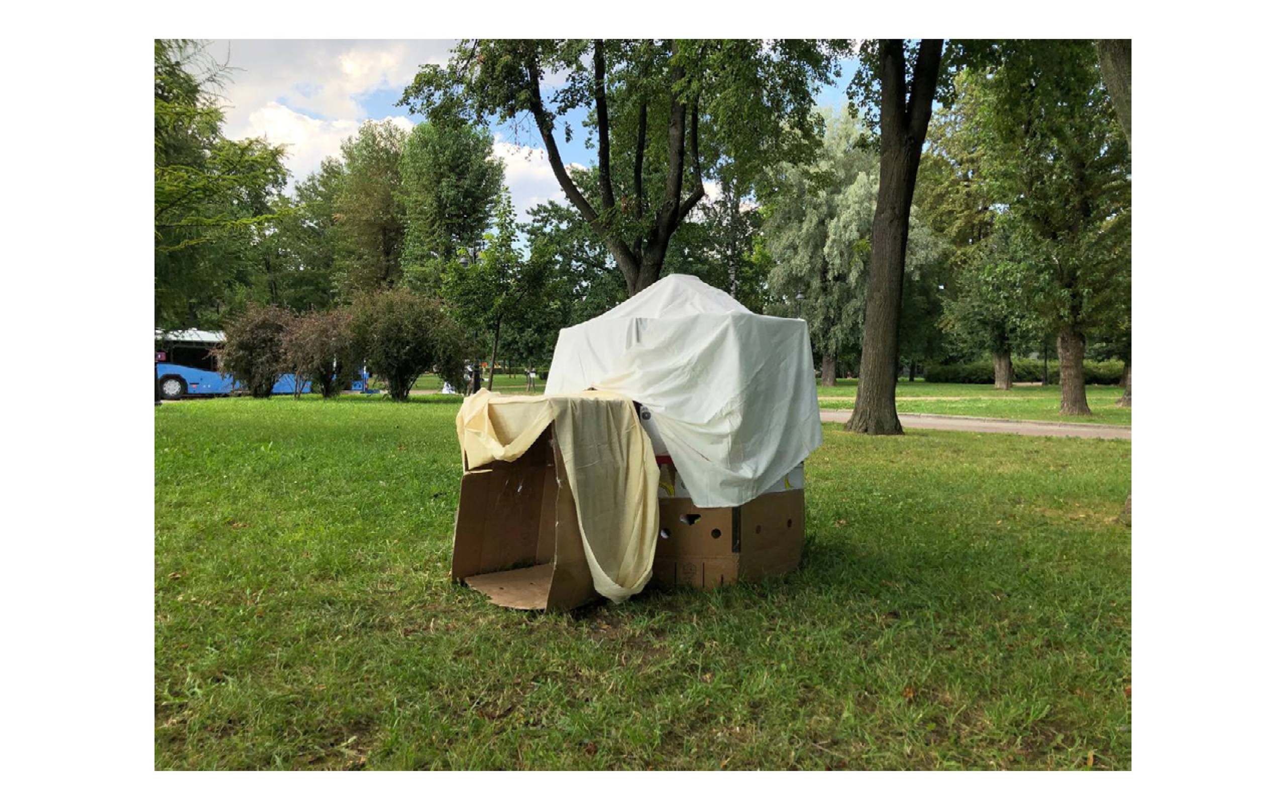 Hut of branches. Maria Pilkevich
