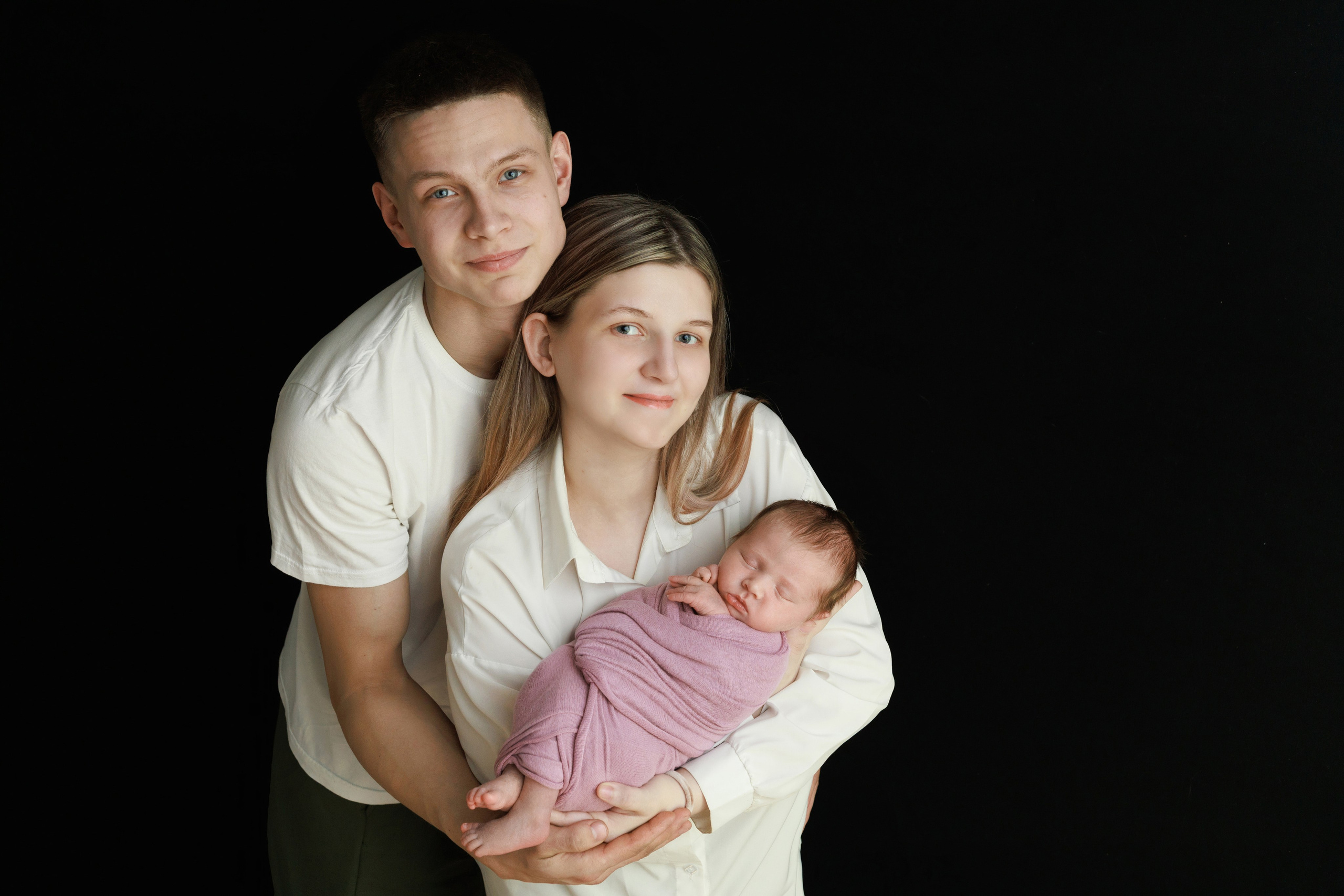 С родителями. Фотограф новорожденных в Перми Татьяна Новикова