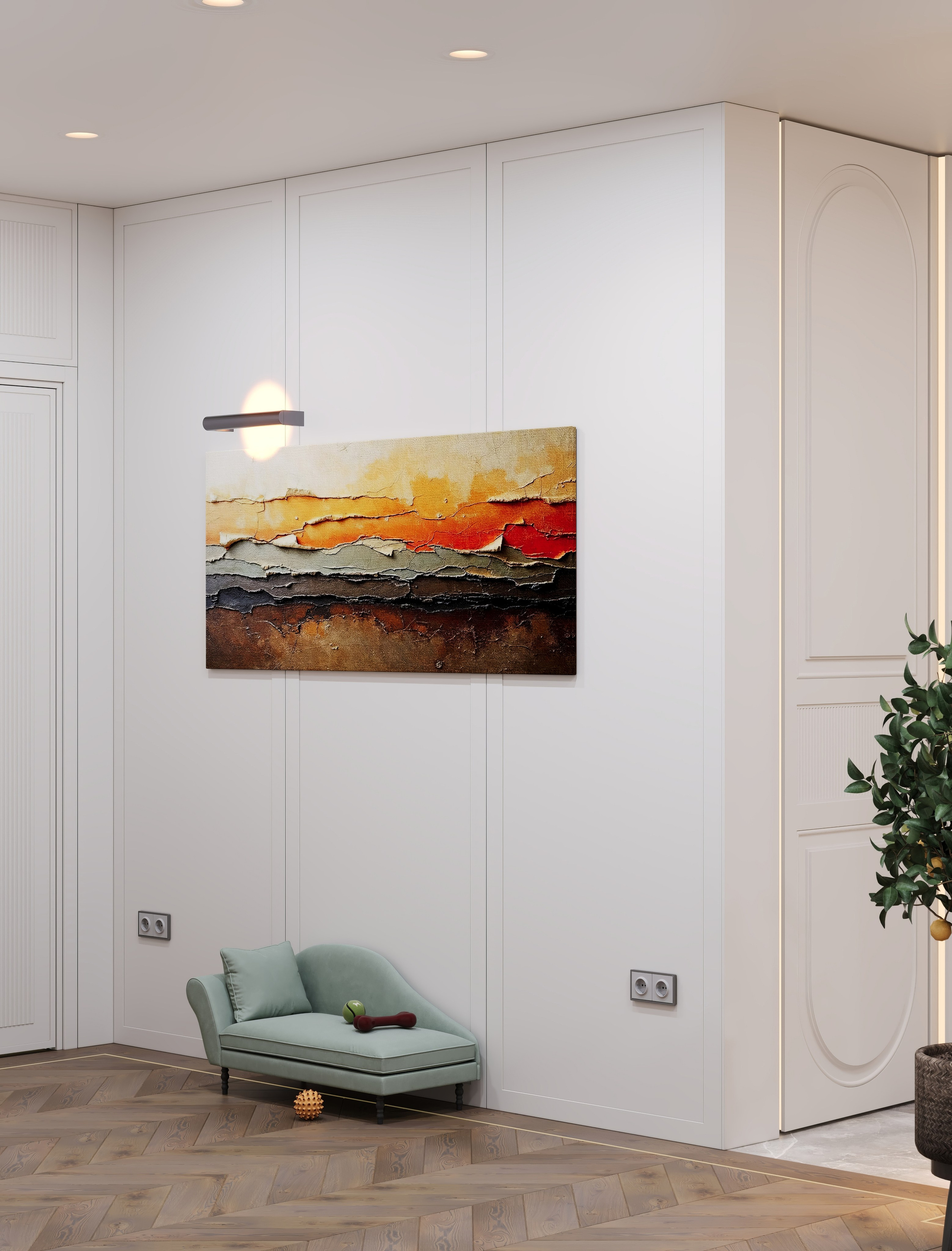 3D Визуализация квартиры пгт Заречье 62.7 m². Заказать 3Д визуализацию интерьеров — Дарья Веденёва