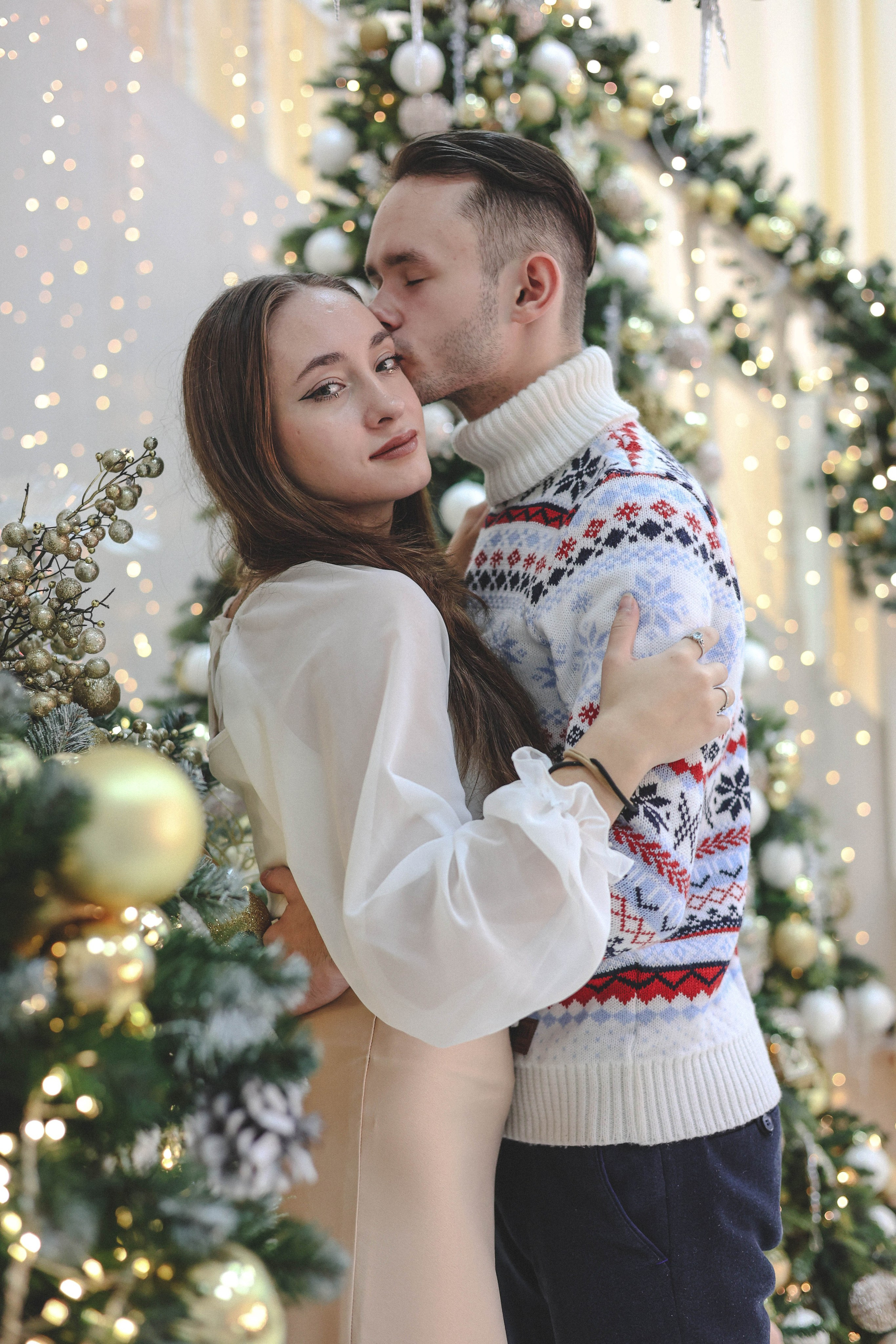 Новогодняя история «Ирина и ее семья». Фотограф в Москве Анастасия Калинина