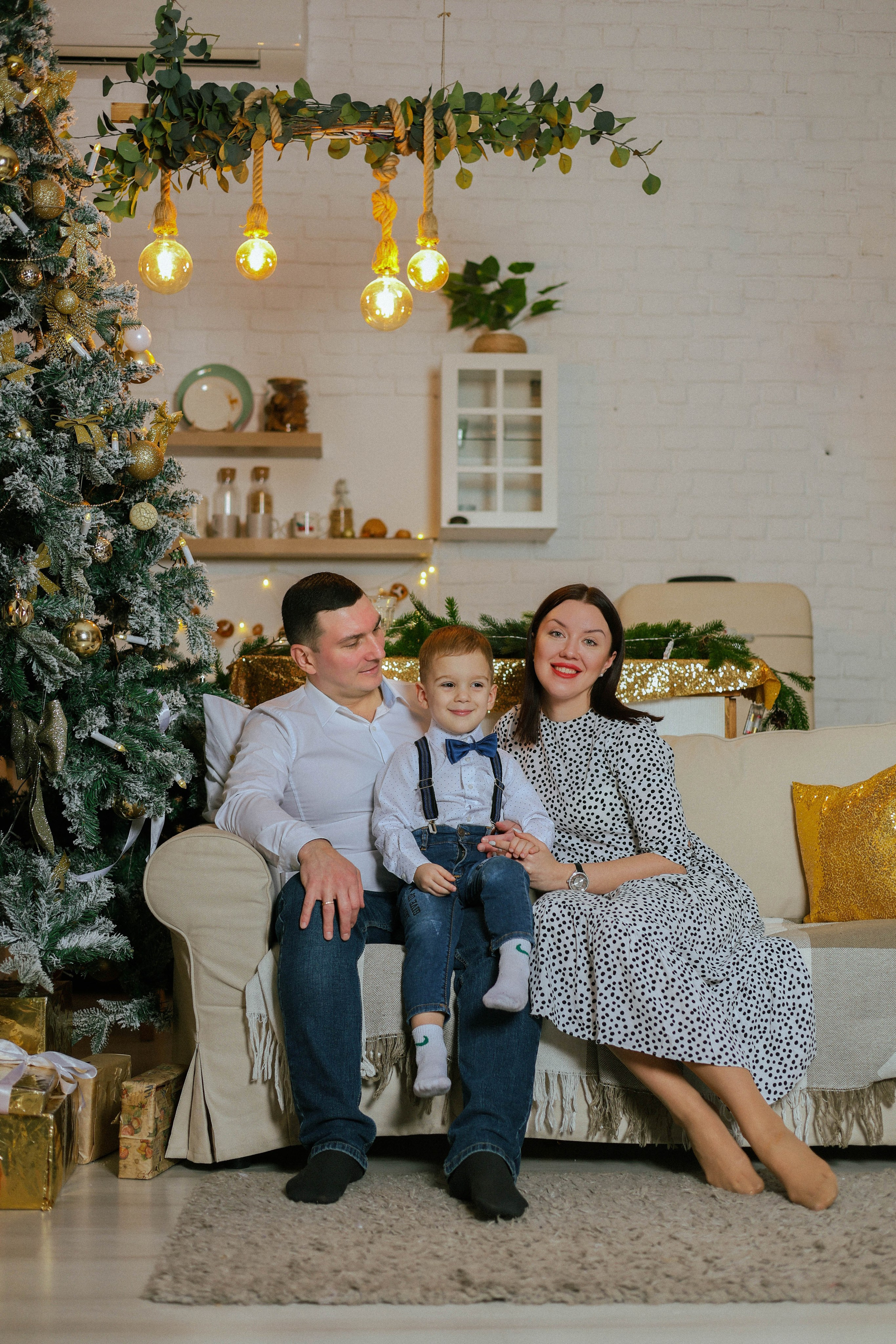 Новогодняя история «Мария и ее семья». Фотограф в Москве Анастасия Калинина