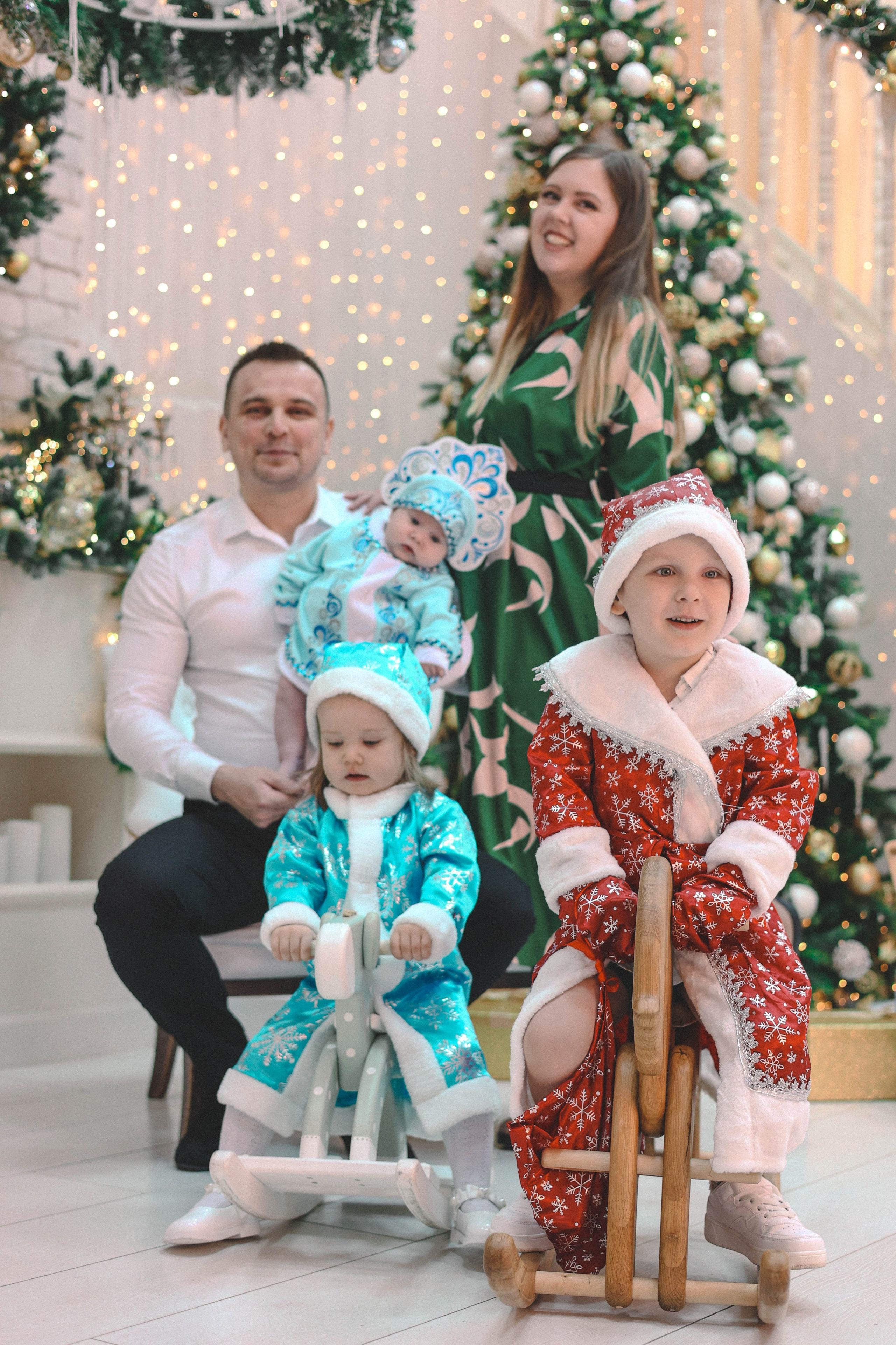 Новогодняя история «Яна и ее семья». Фотограф в Москве Анастасия Калинина