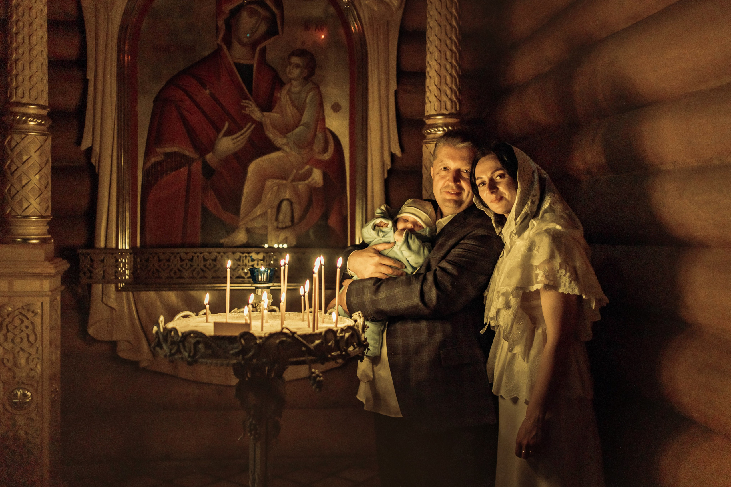 Крещение Михаила, храм Святой Троицы, июнь 2025