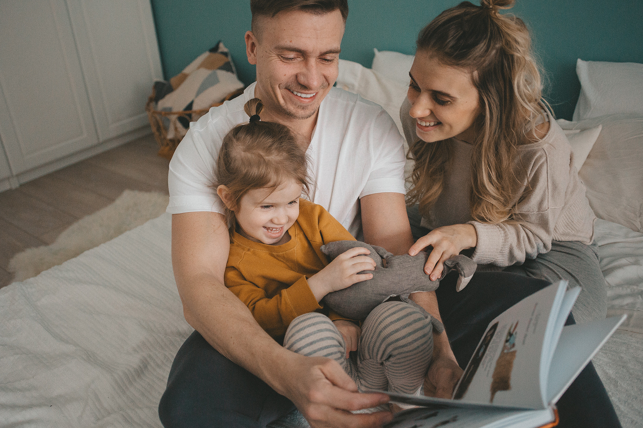 Таня, Саша, Тоня, домашняя съемка. Семейный фотограф в Москве Марина Петра