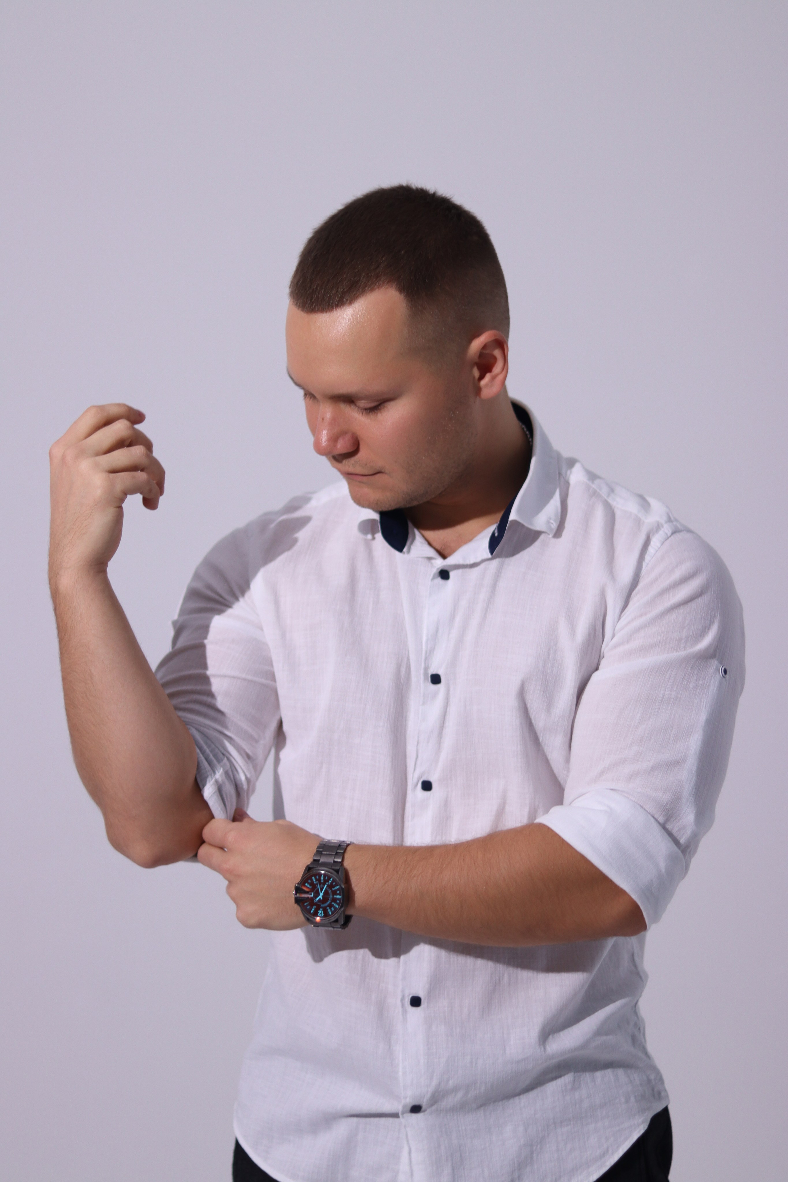 Фотосьёмка для Витали в студии. Фотограф Самара Лена Мандарин