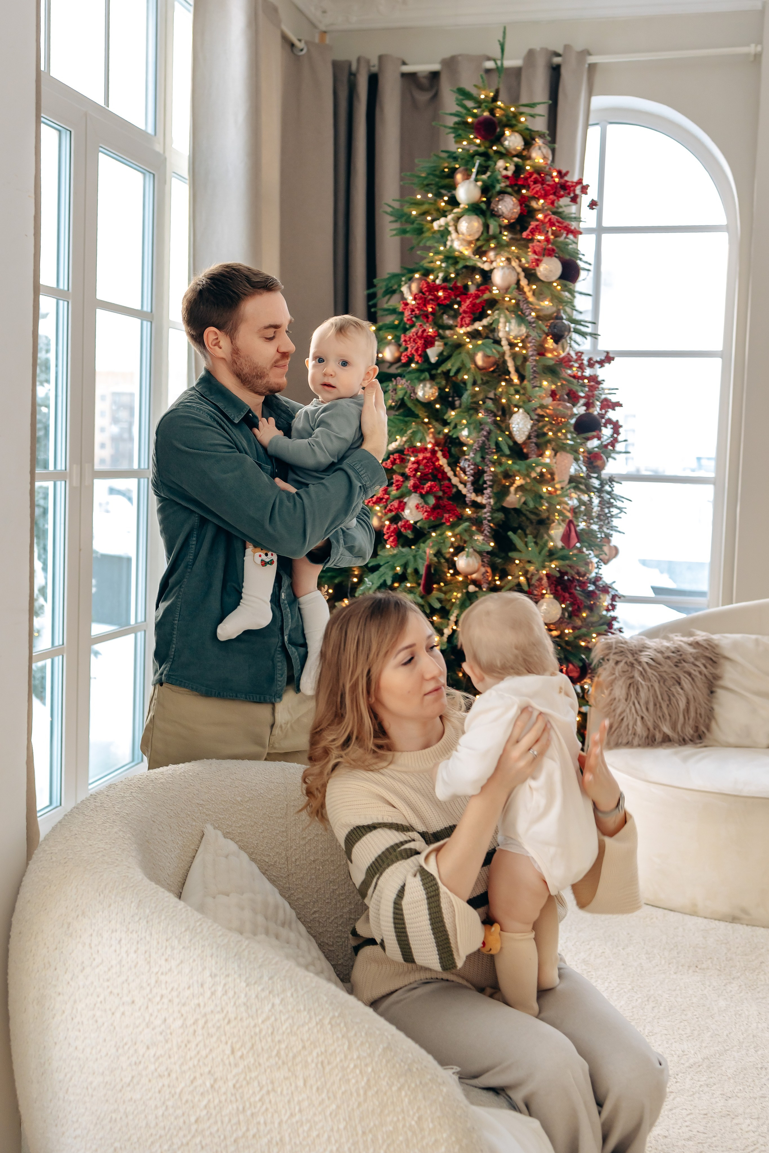 Новый год в студии. Фотограф Алена Малинина в Санкт-Петербурге Пушкин Питер СПб Семейные и детские фотосессии