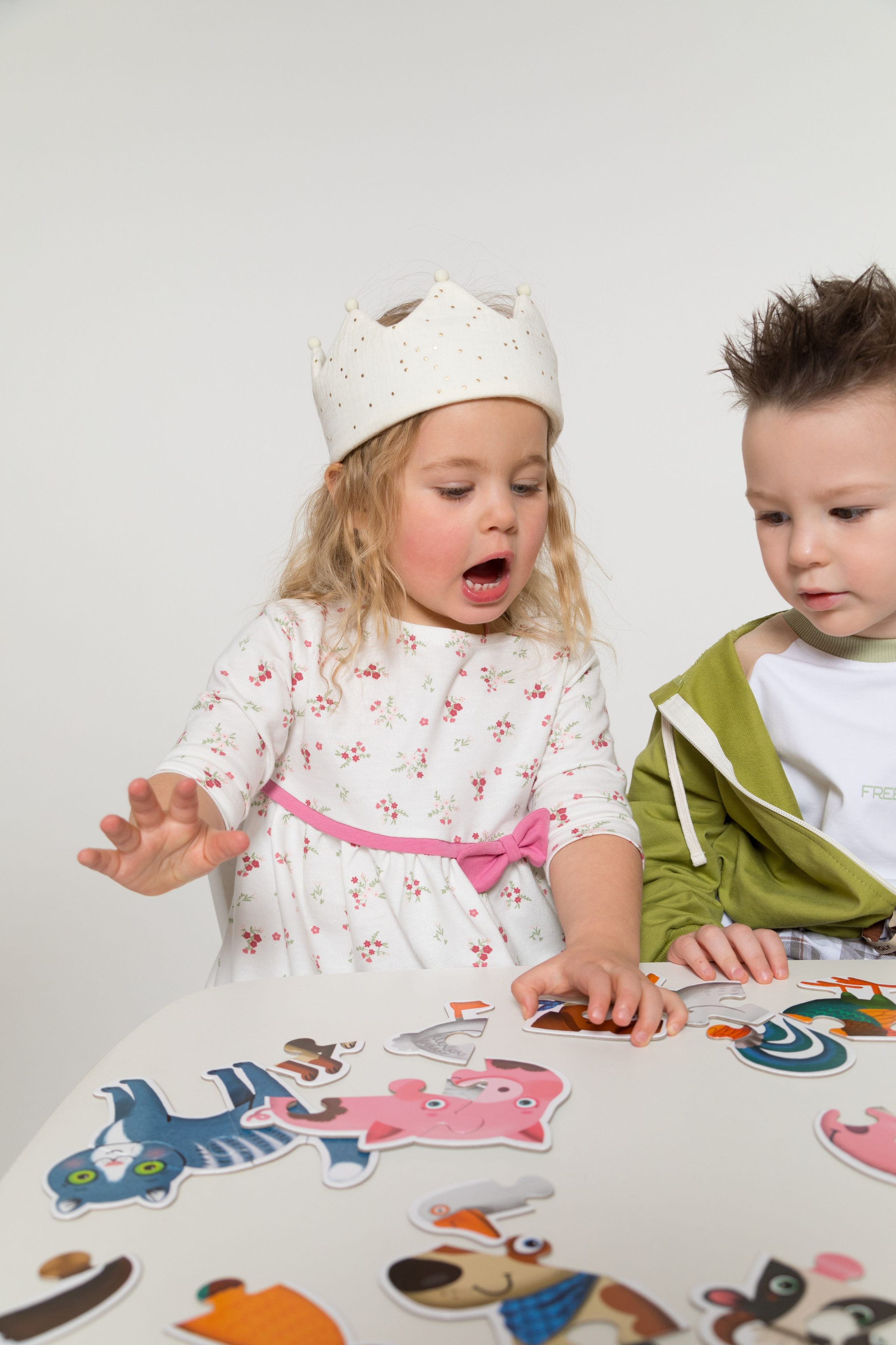 Имиджевая и каталожная съёмка для бренда детских пазлов. Детский и контент фотограф Надя Волкова Санкт-Петербург