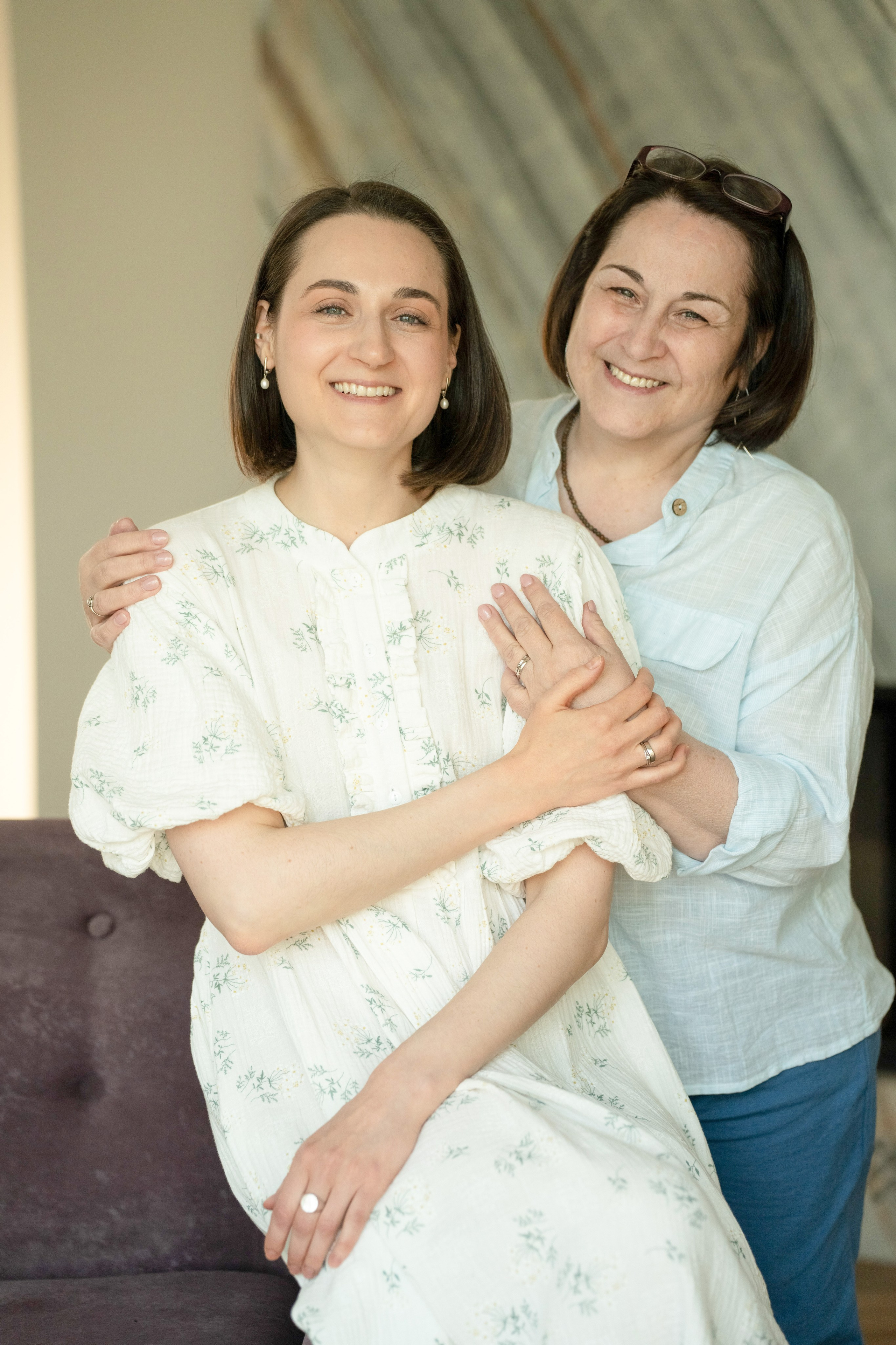 Портрет мамы с взрослой дочкой