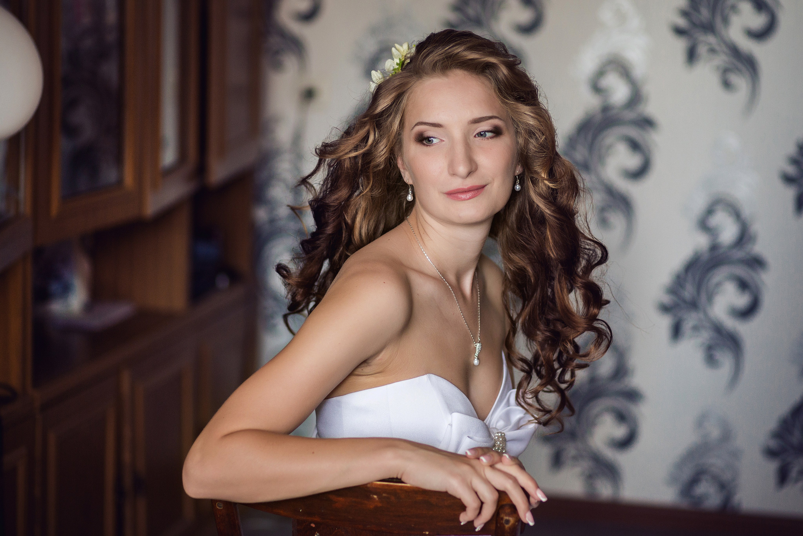 Макияж и прическа для невесты