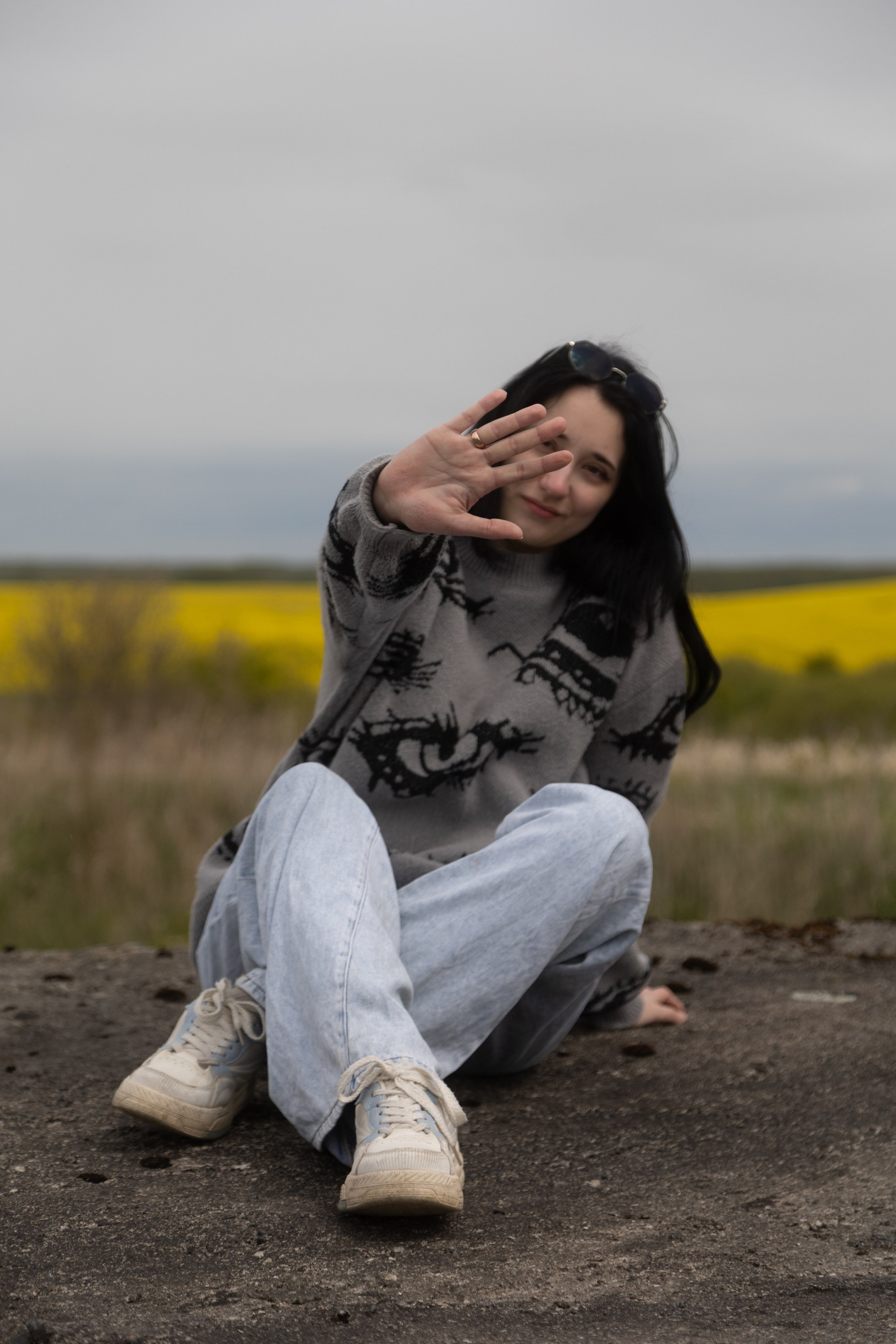 Полина Л — (Рапсовое поле). — Digital Noise —