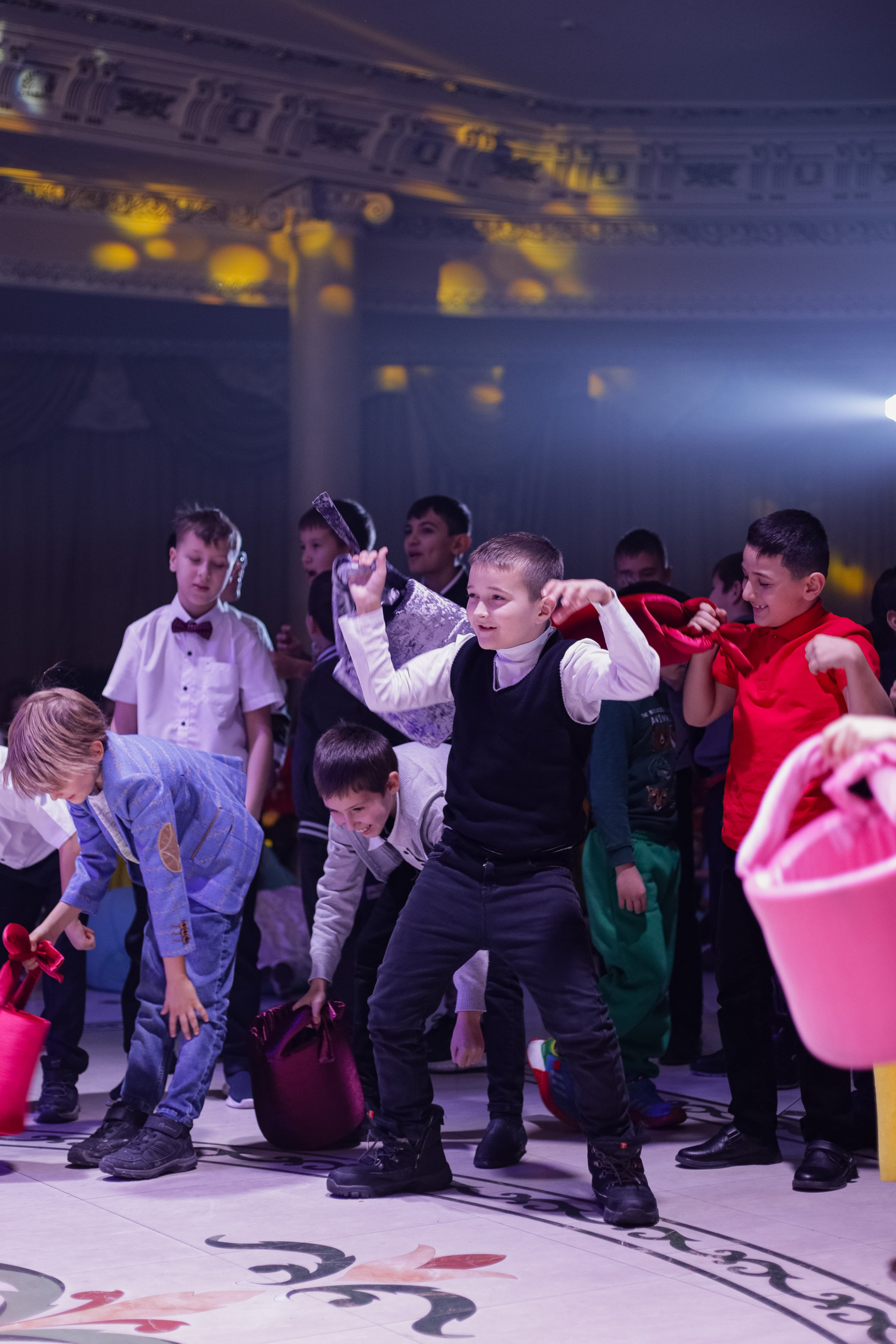 Съёмка новогоднего представления. Семейный, love story, свадебный фотограф Анапа