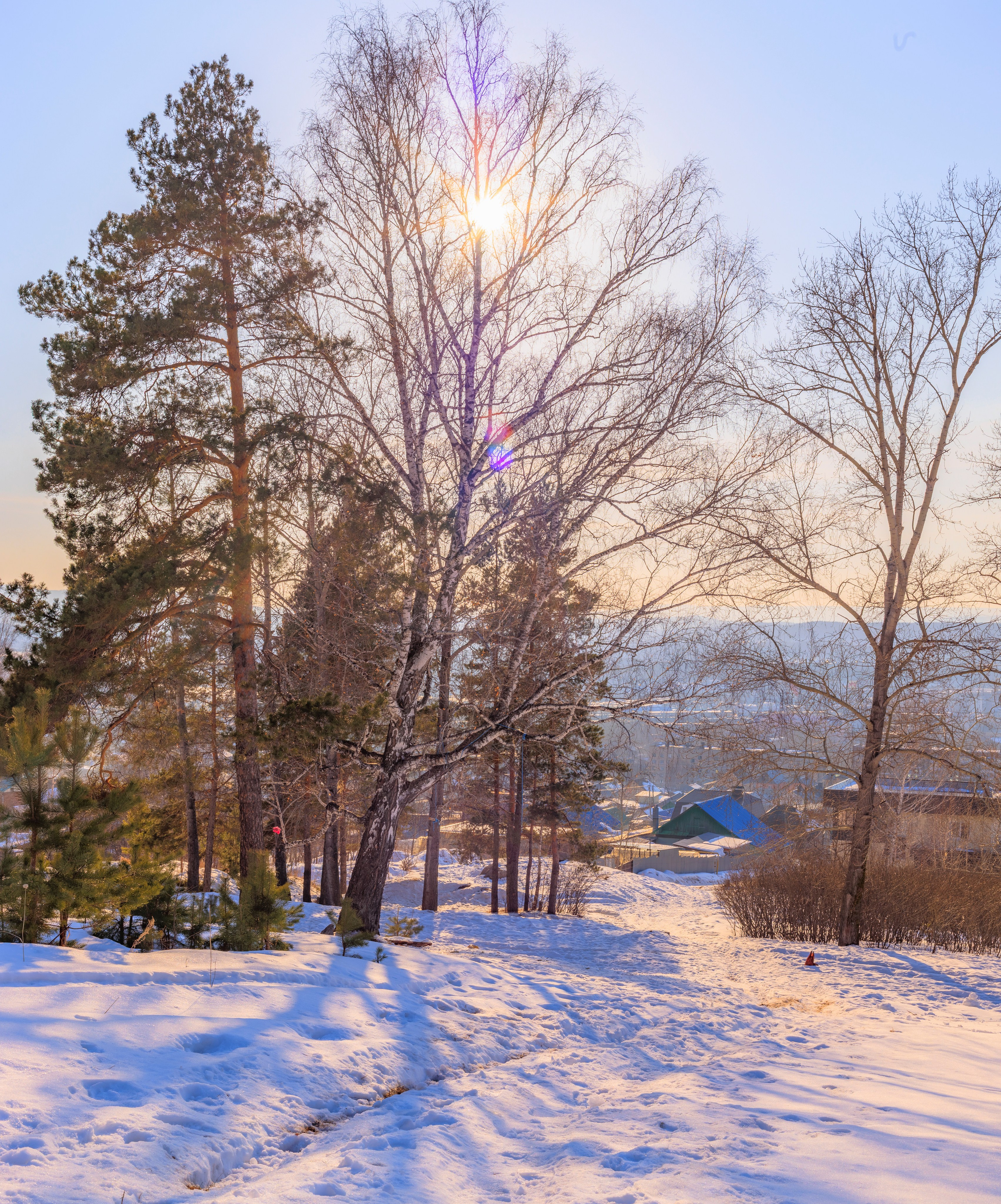 Пейзаж и город. Фотограф Леонид Мартенс