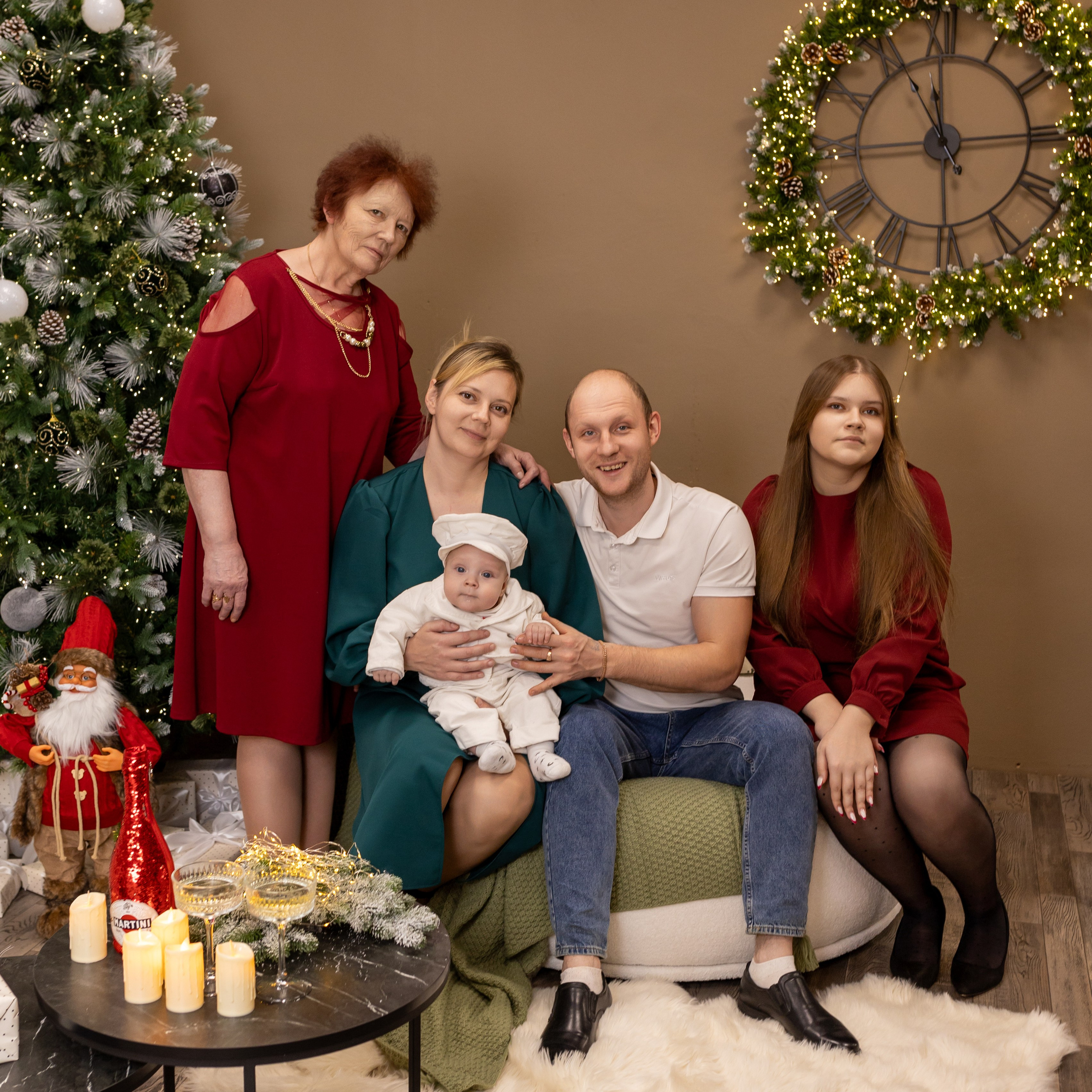 Новогодние. Фотограф новорожденных. Детский и семейный фотограф Марьяна Юдина