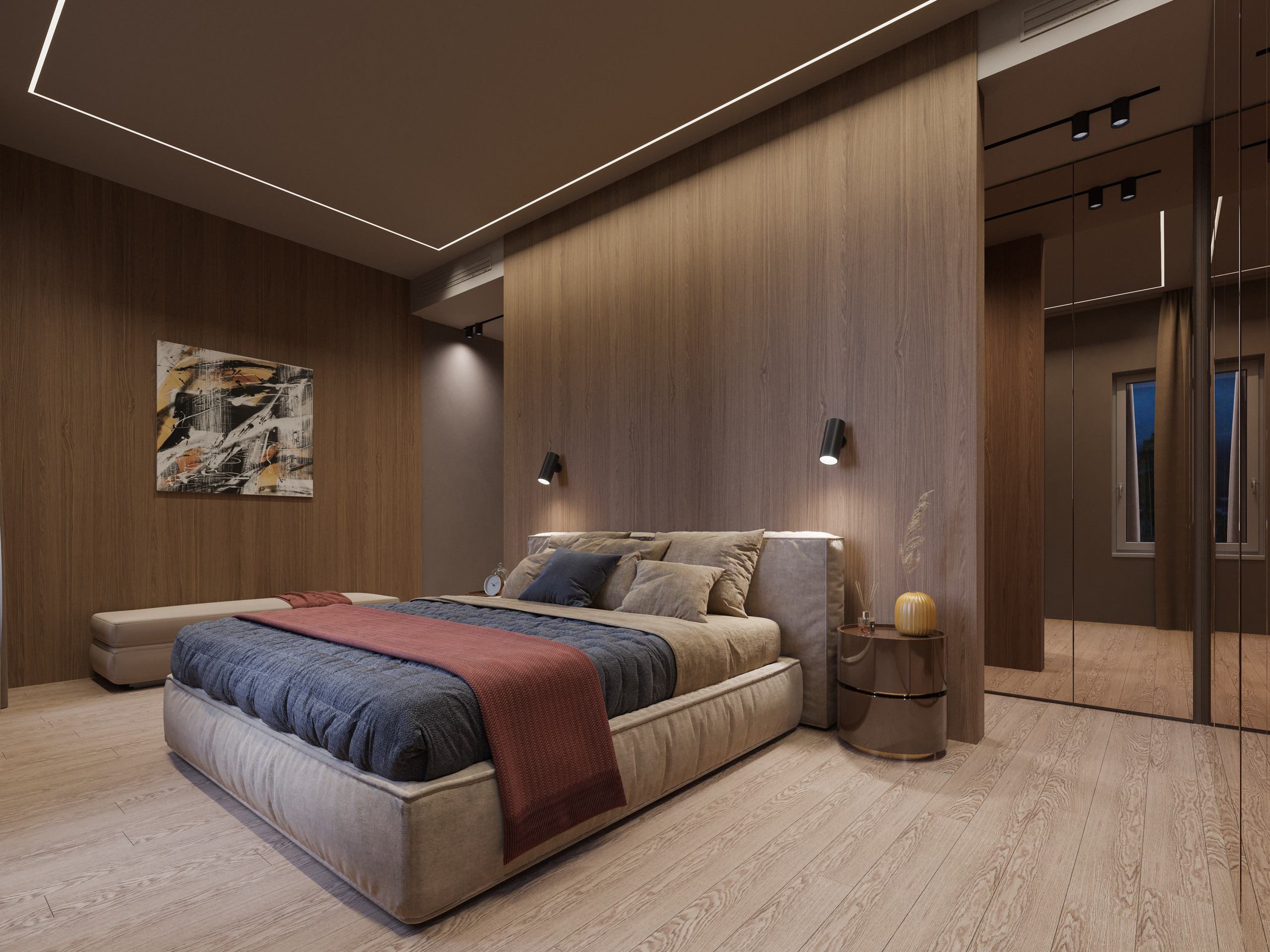 Проект Загородного Дома с 5 Детскими Комнатами | 3D Визуализация Современного Интерьера. Визуализатор интерьера в Москве | Брагин Кирилл