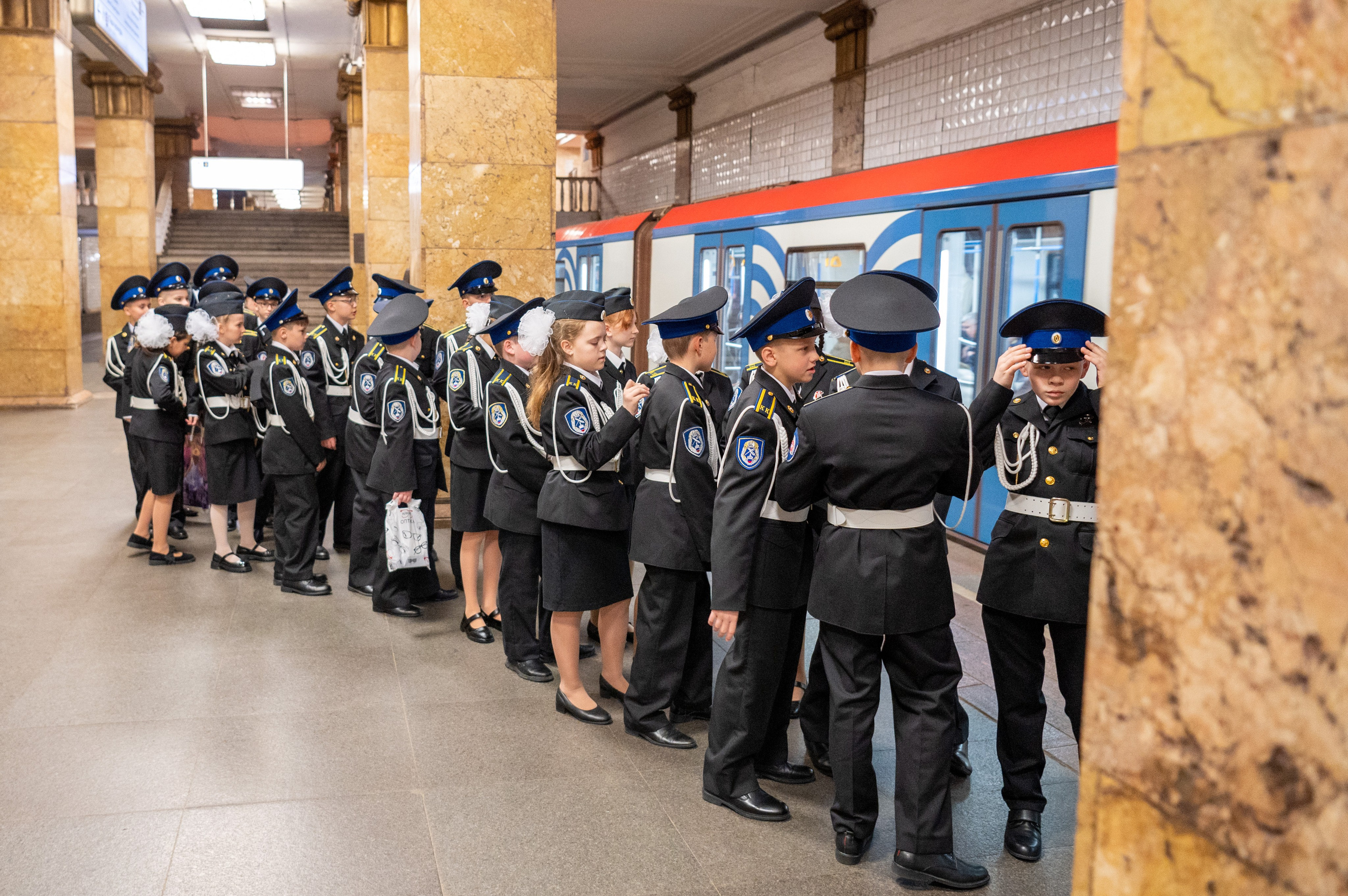 Фотосессия Присяги кадетов «Школа 1231 им. В. Д. Поленова». Детский и семейный фотограф г. Москва Оксана Катаджи