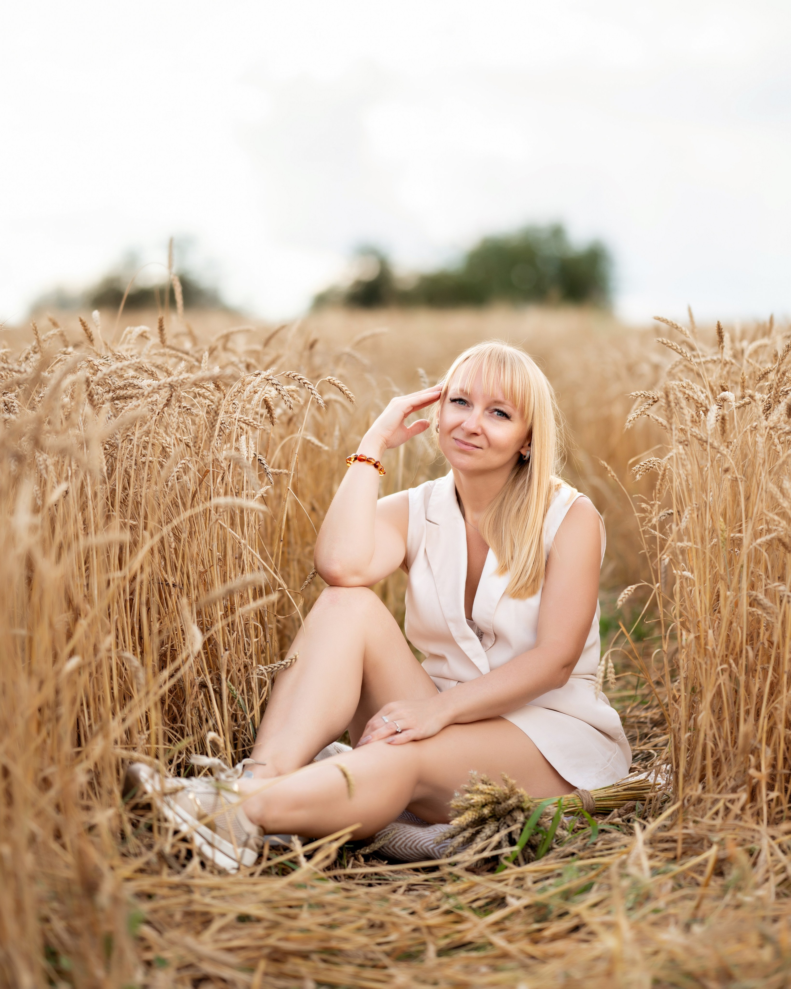 Пшеничное поле. Детский и семейный фотограф г. Москва Оксана Катаджи