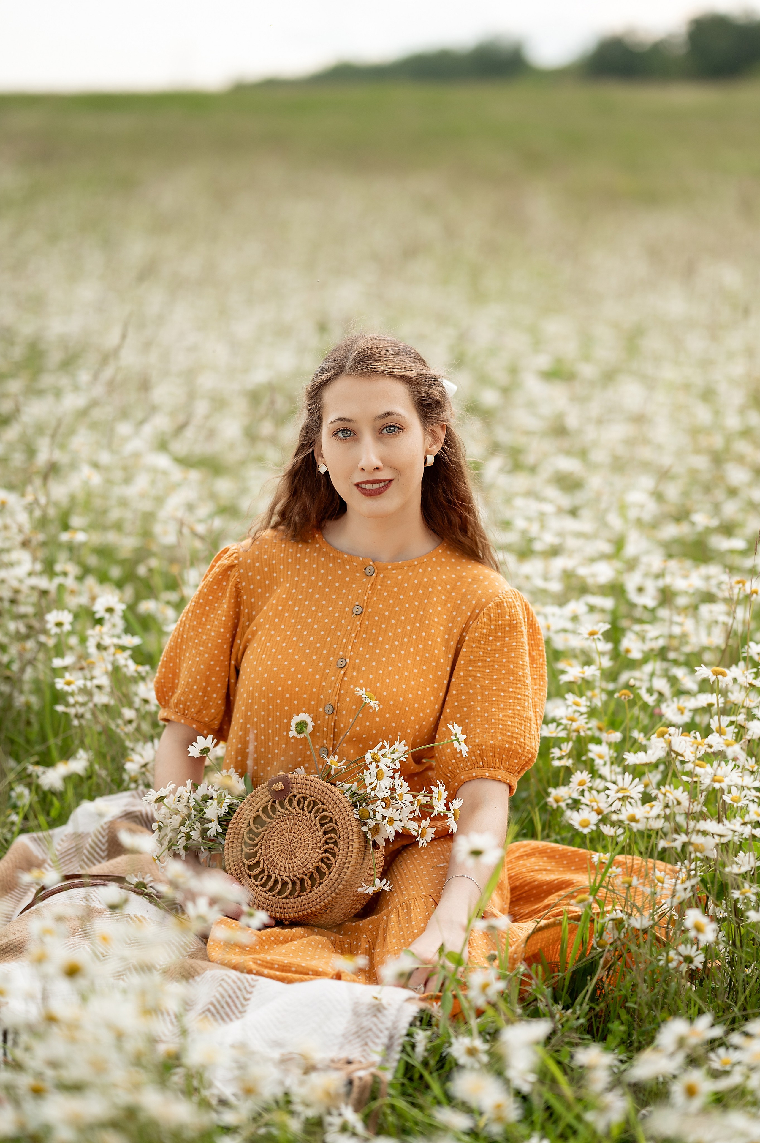 Ромашковое поле. Детский и семейный фотограф г. Москва Оксана Катаджи