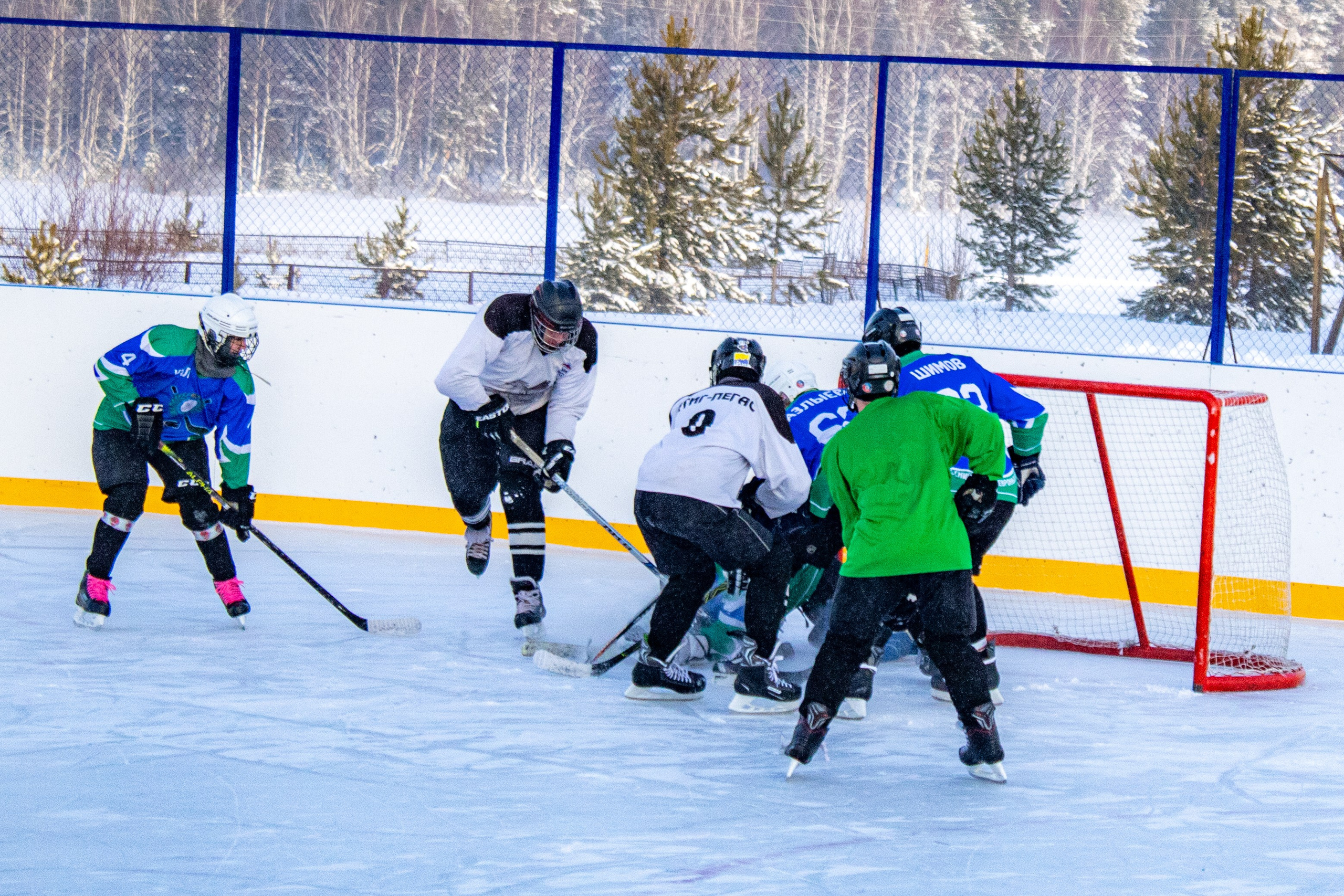 Хоккей г.п Атиг-г.п Дружинино