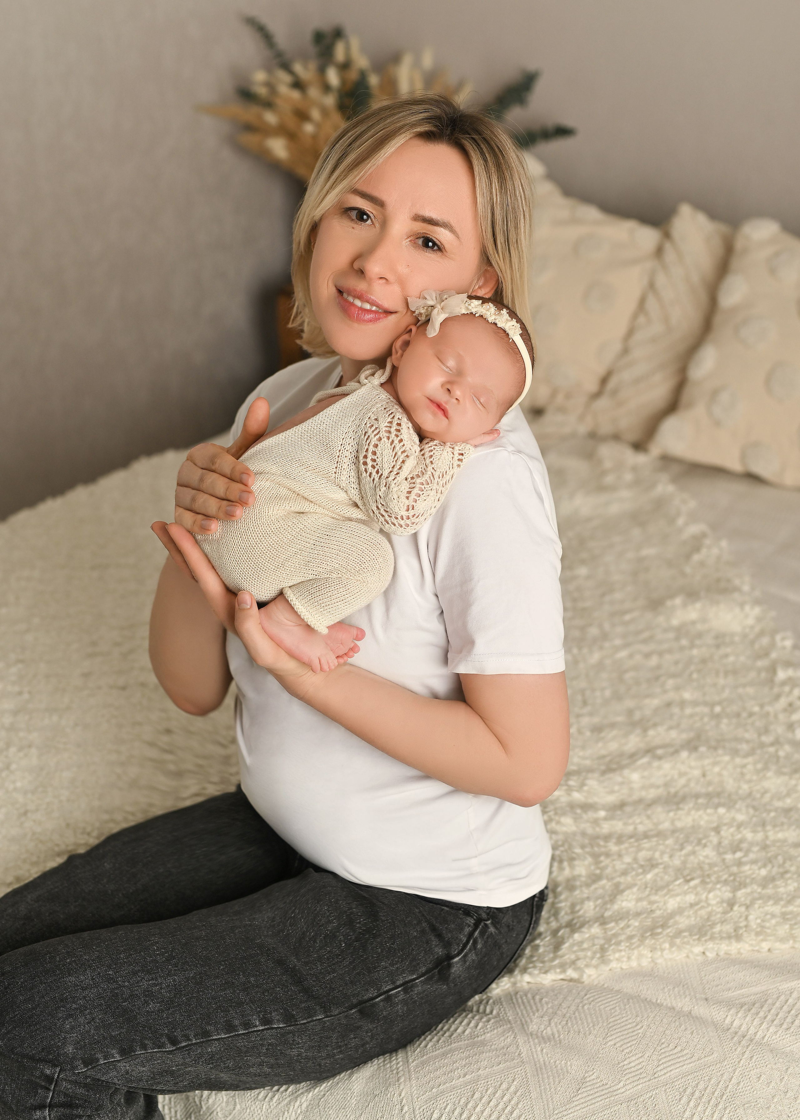 Лайфстайл с элементами ньюборн. Фотограф новорождённых малышей в Краснодаре Татьяна Нагорная