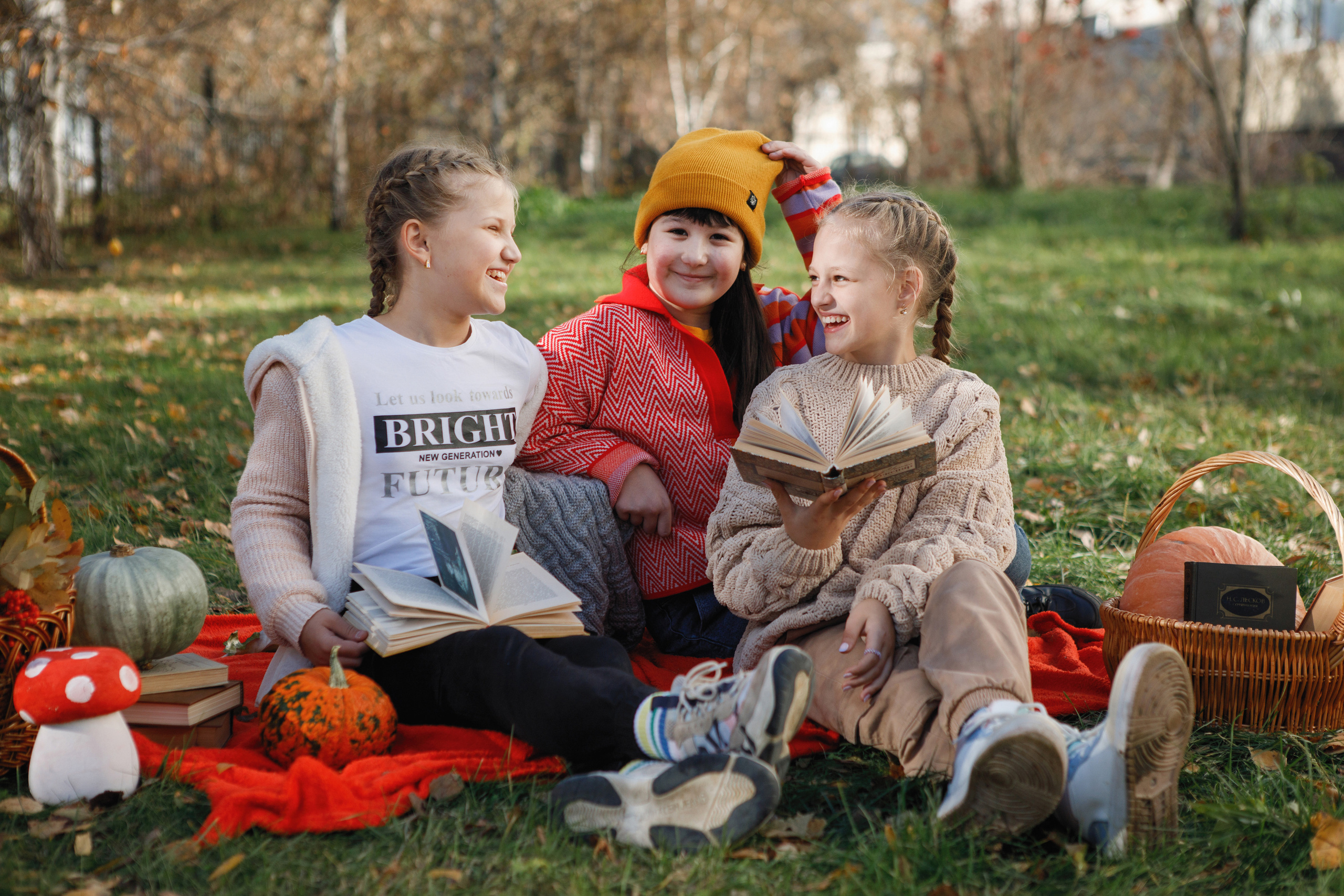 Осенняя фотосессия для всего класса. Фотомастерская Воробьевых