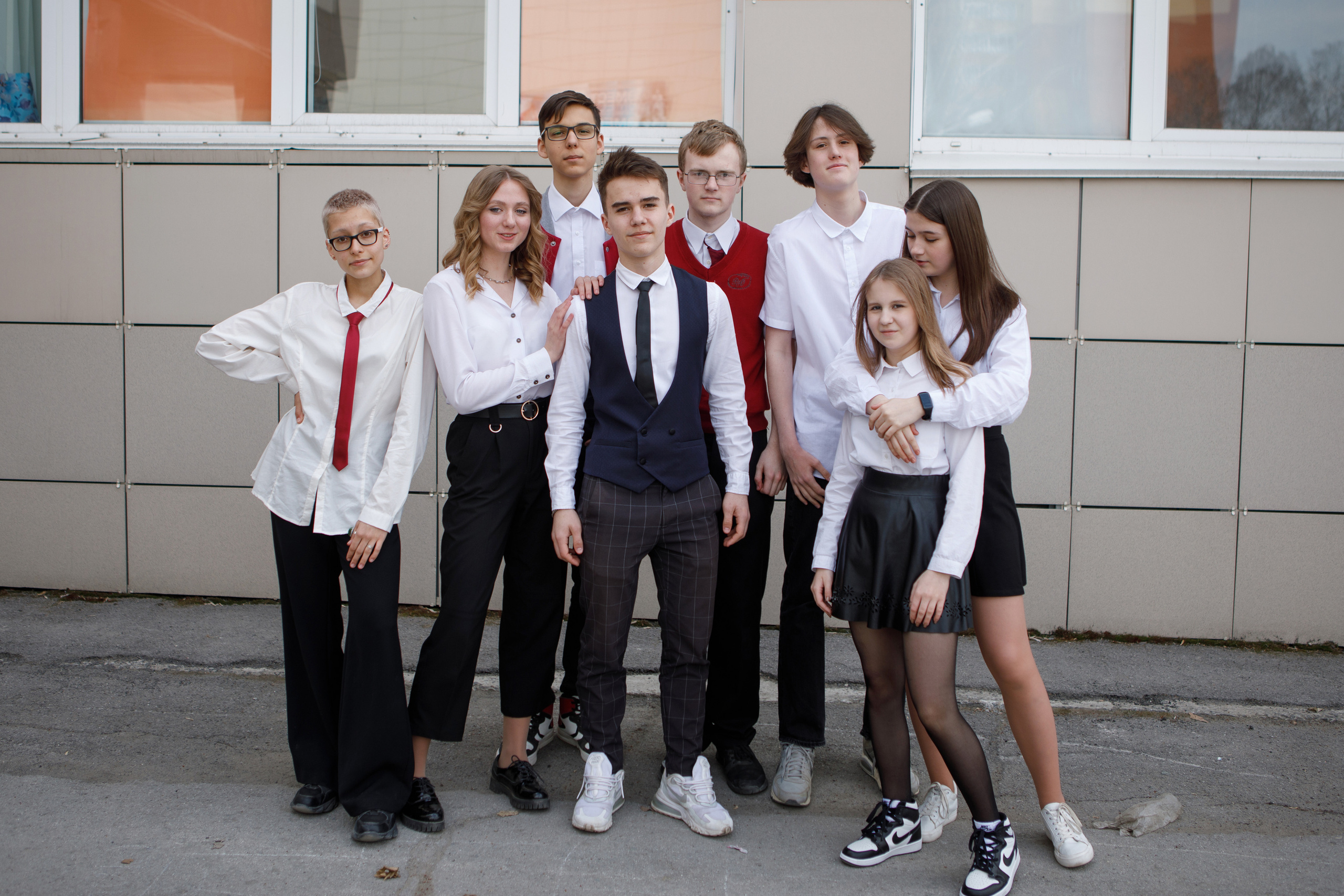 Школьная фотосессия для 9 класса. Фотомастерская Воробьевых