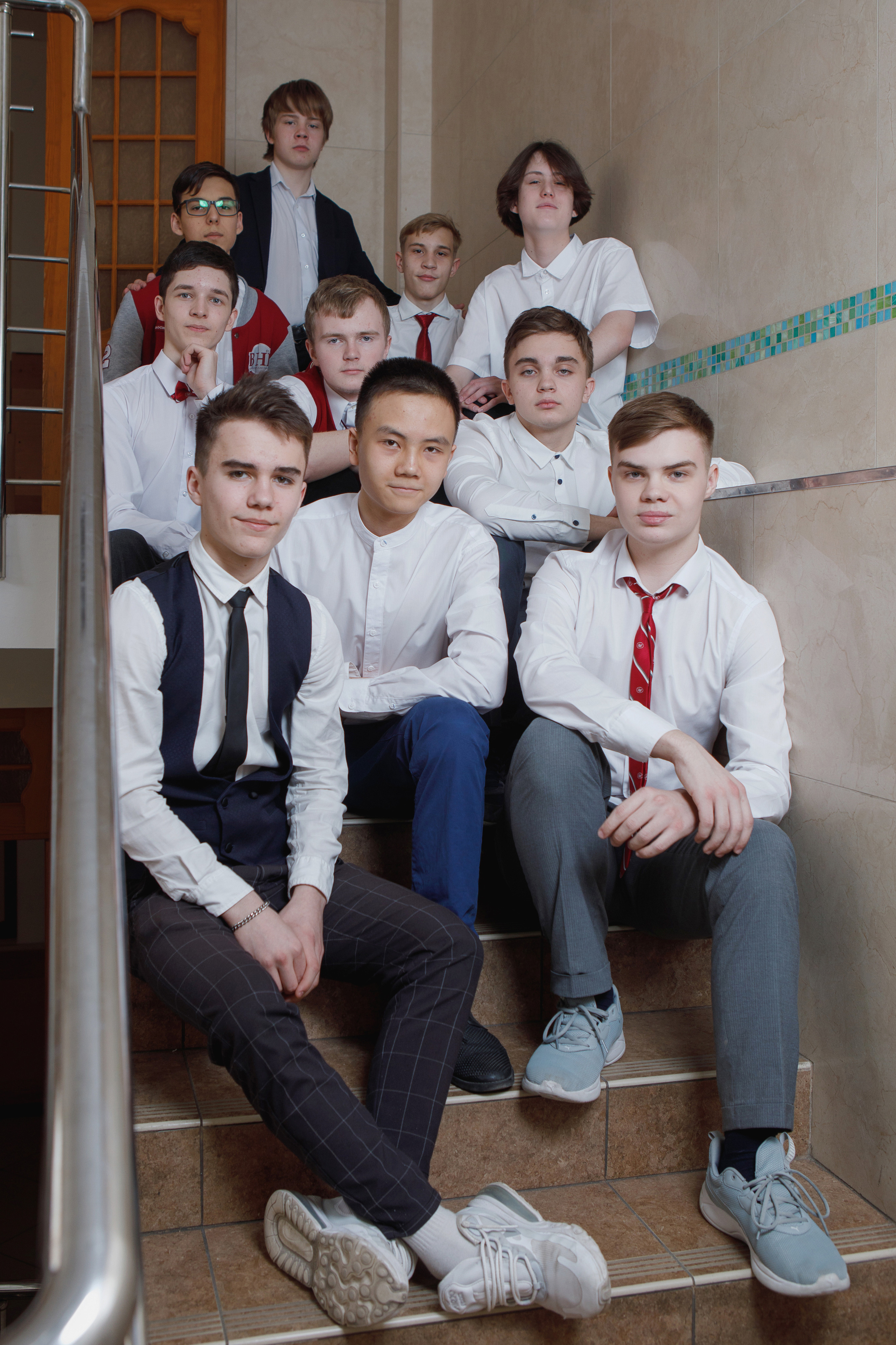 Школьная фотосессия для 9 класса. Фотомастерская Воробьевых