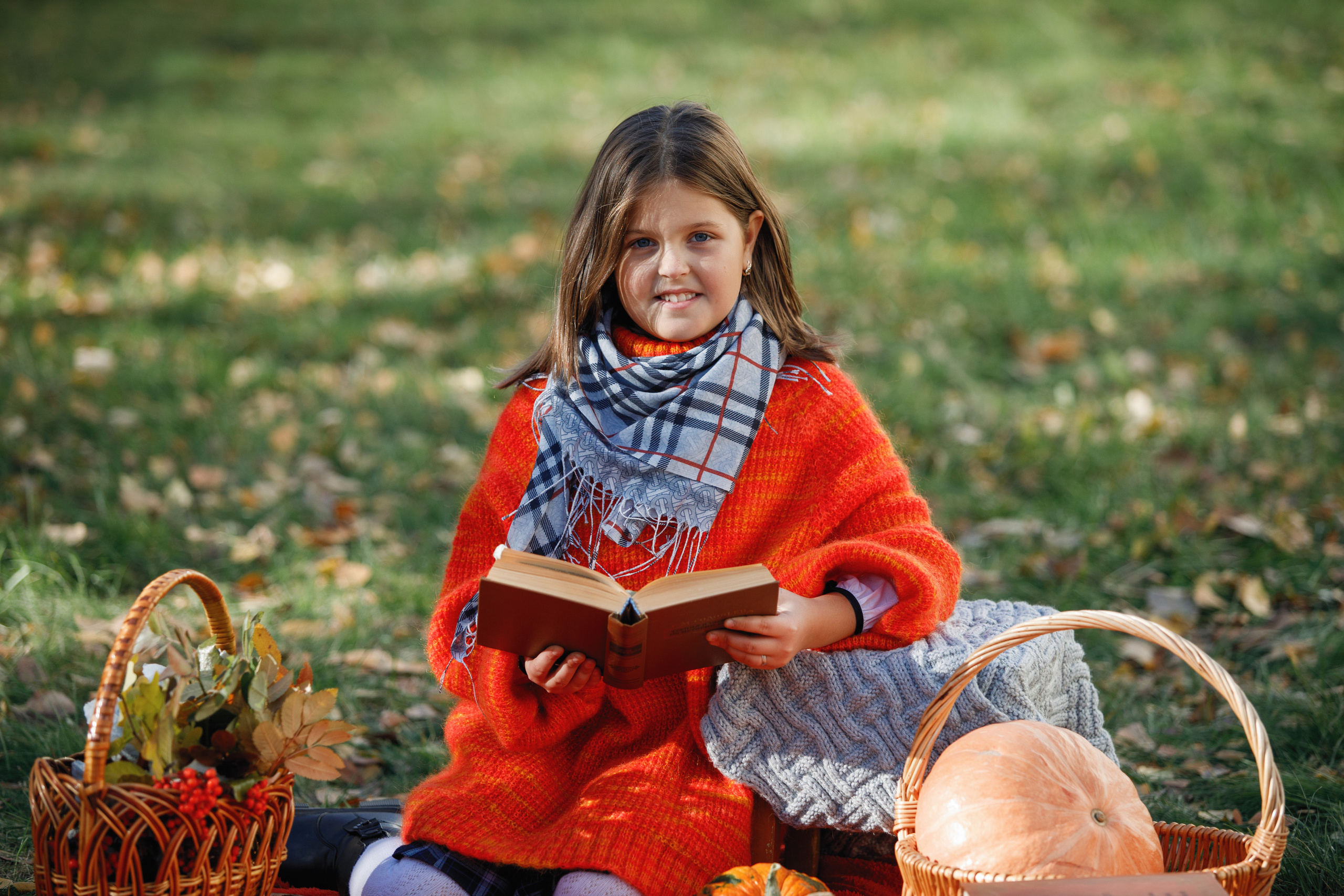 Осенняя фотосессия для всего класса. Фотомастерская Воробьевых