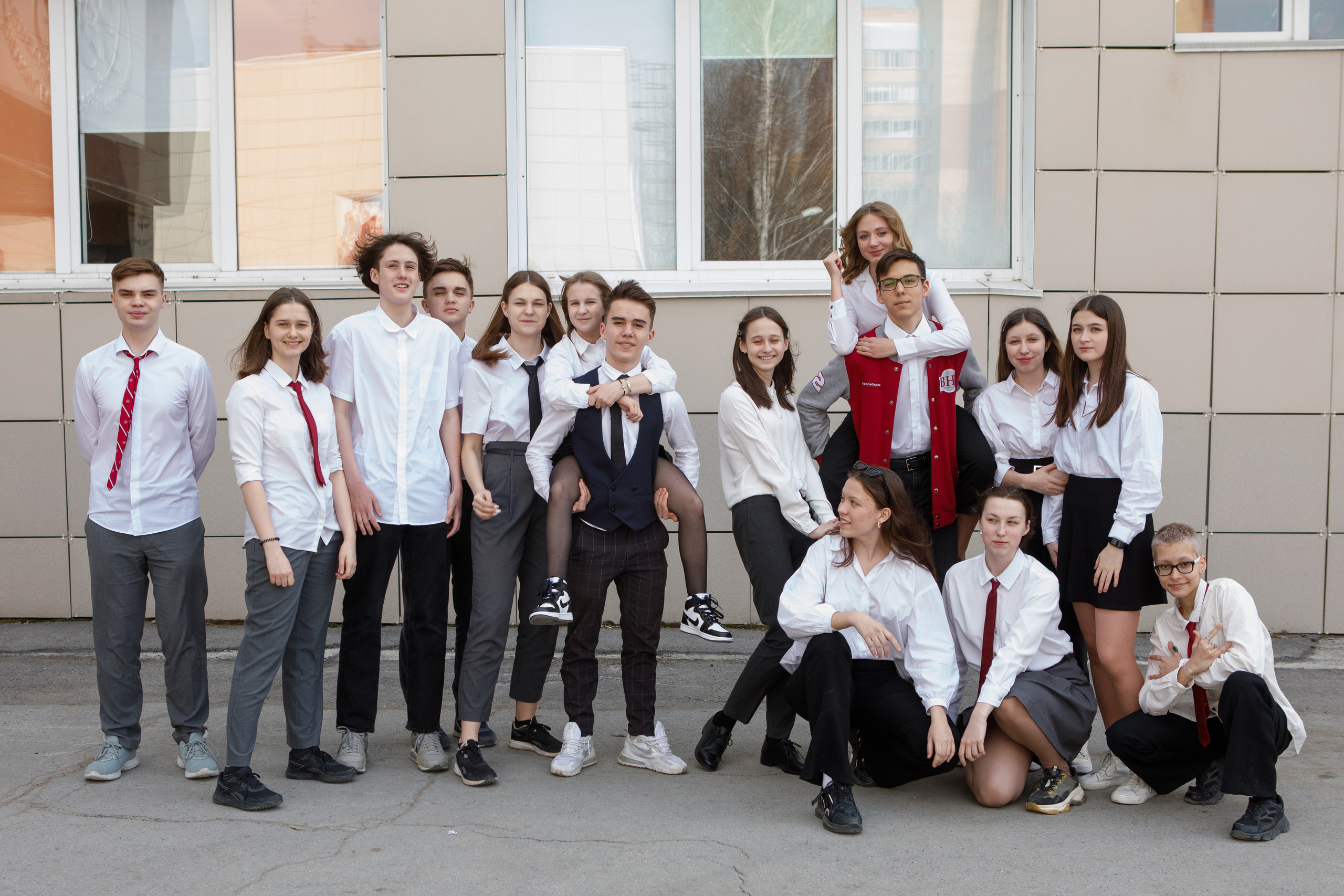 Школьная фотосессия для 9 класса. Фотомастерская Воробьевых