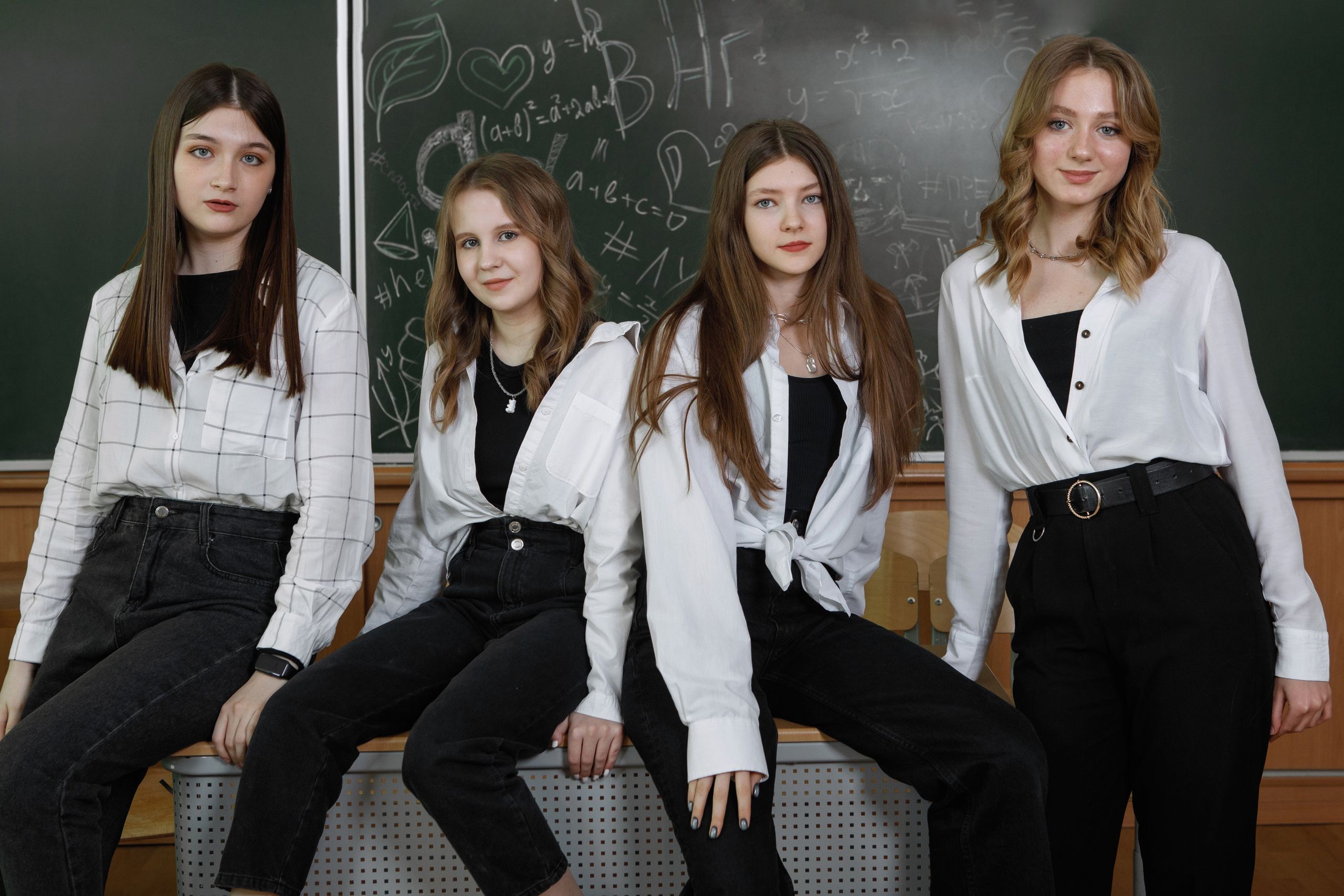 Школьная фотосессия для 9 класса. Фотомастерская Воробьевых