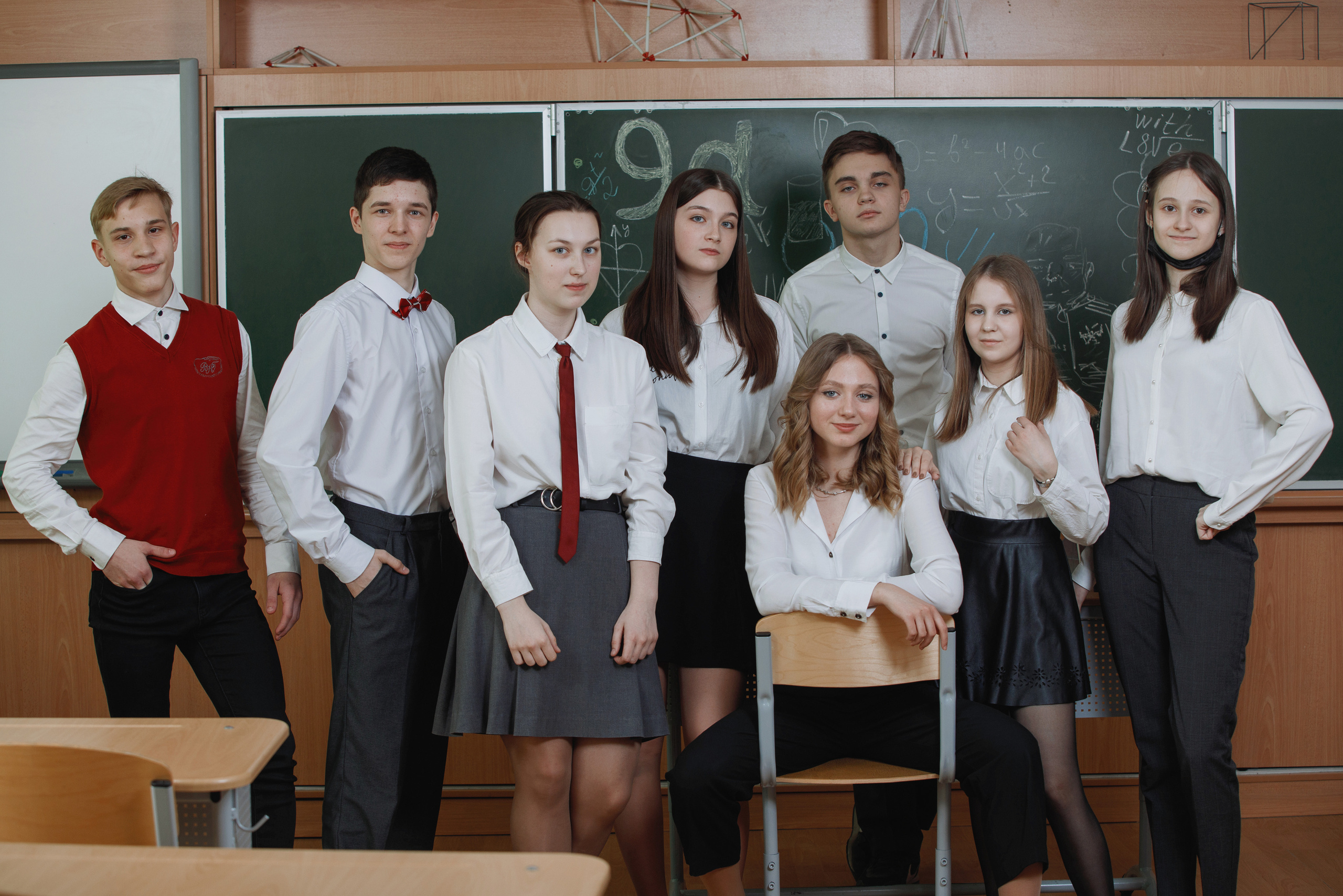 Школьная фотосессия для 9 класса. Фотомастерская Воробьевых