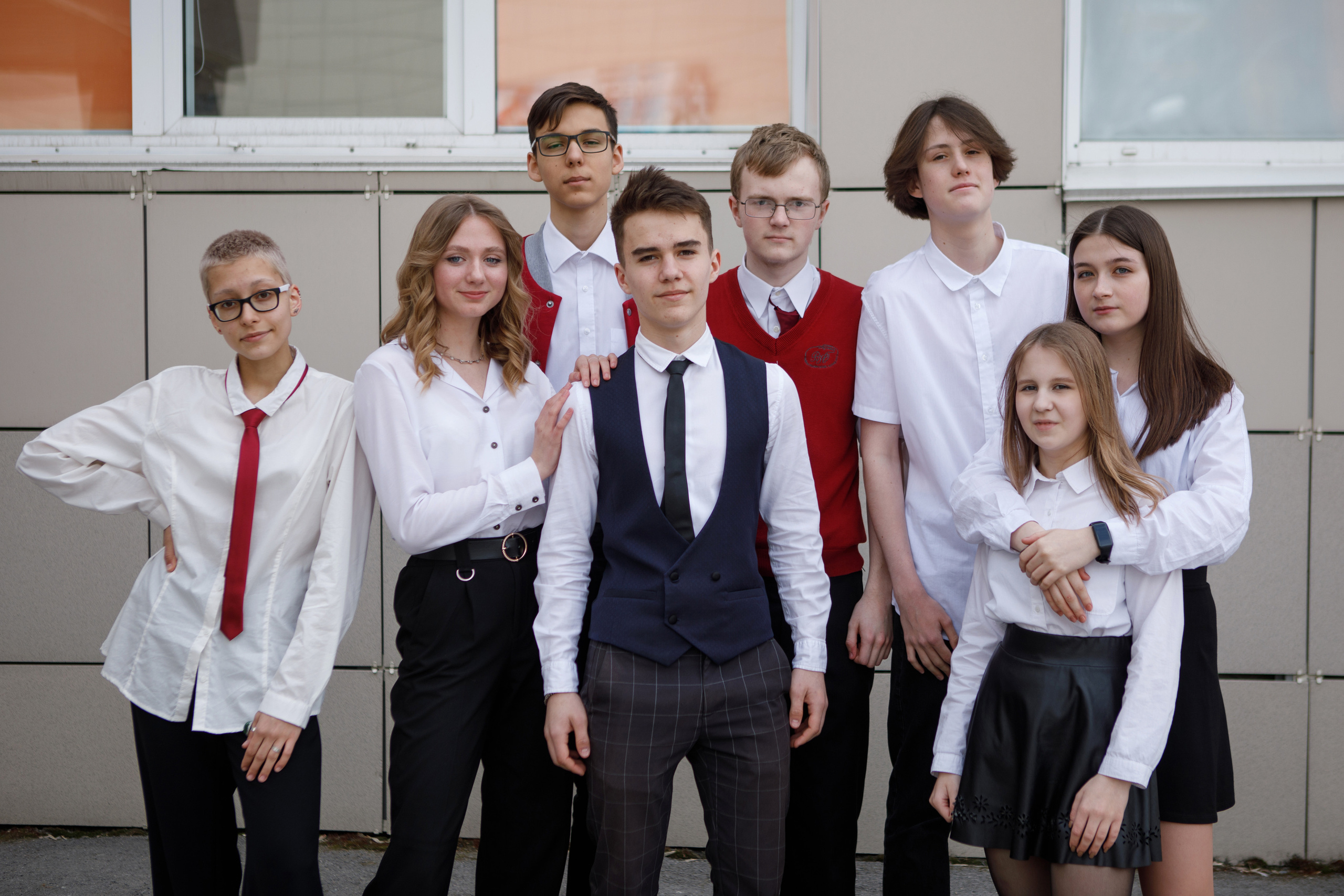 Школьная фотосессия для 9 класса. Фотомастерская Воробьевых