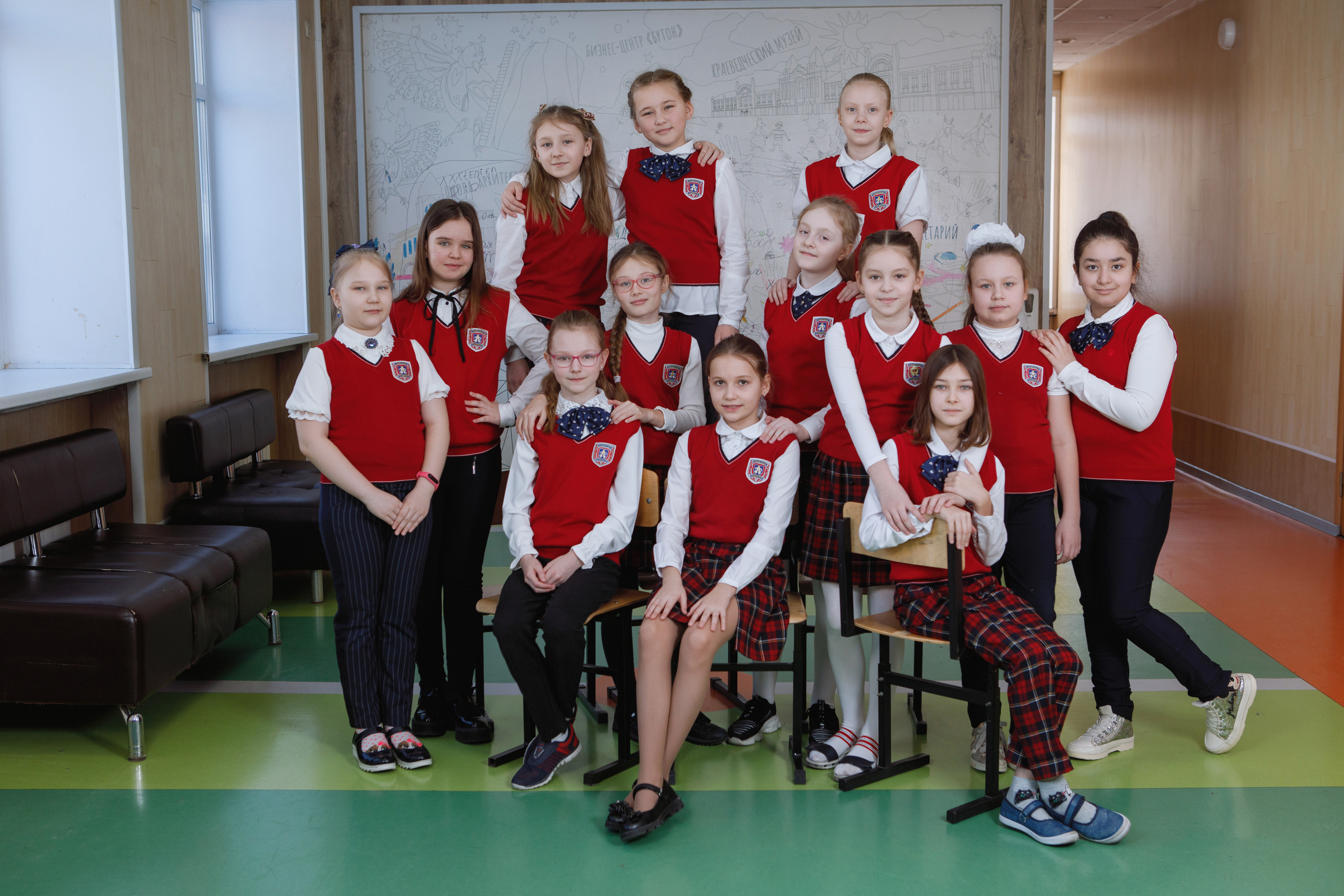 Фотосессия в школе для 4 класса. Фотомастерская Воробьевых