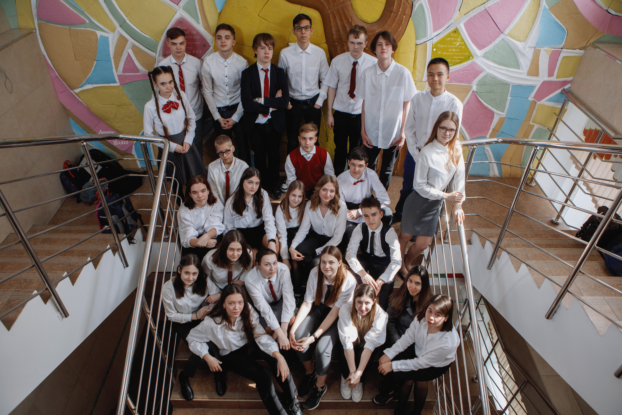 Школьная фотосессия для 9 класса. Фотомастерская Воробьевых