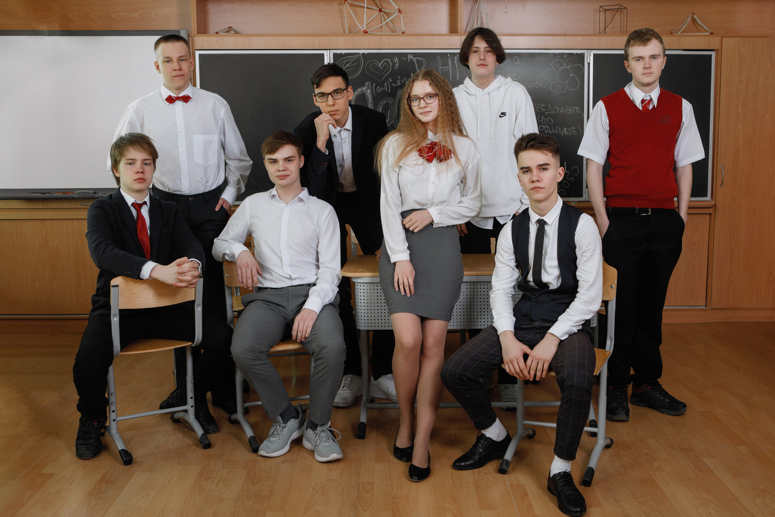 Школьная фотосессия для 9 класса. Фотомастерская Воробьевых