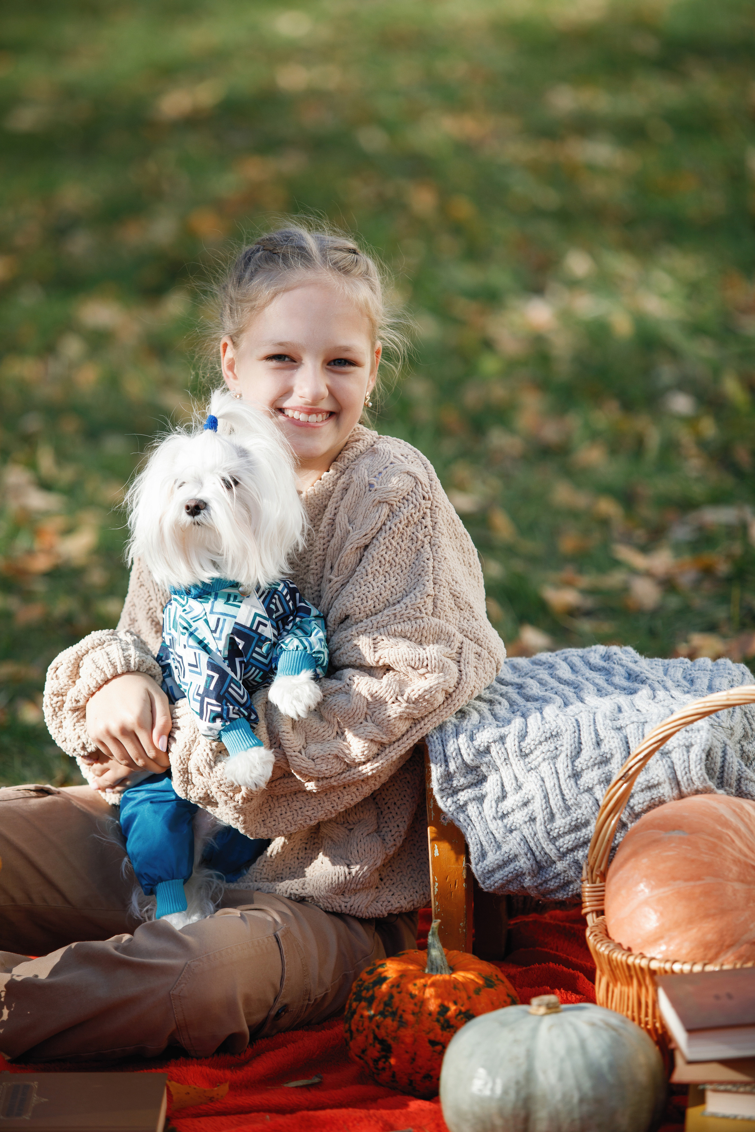 Осенняя фотосессия для всего класса. Фотомастерская Воробьевых