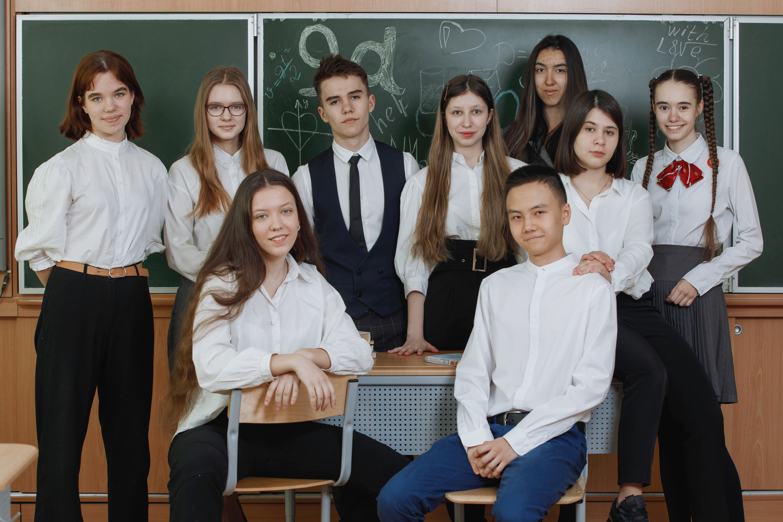 Школьная фотосессия для 9 класса. Фотомастерская Воробьевых