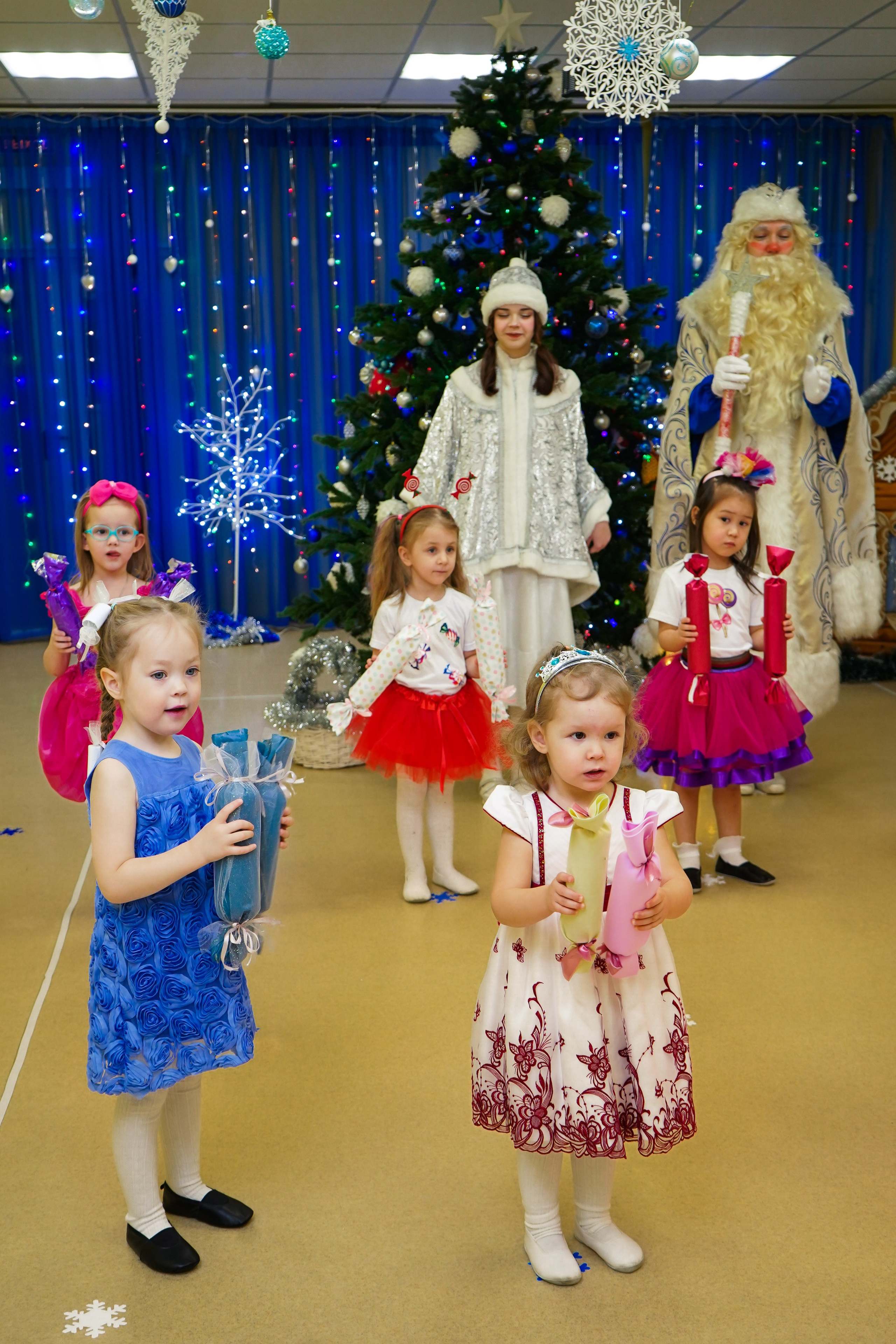 Новогодний утренник в садике. Семейный и портретный фотограф в Екатеринбурге Анна Лобанова