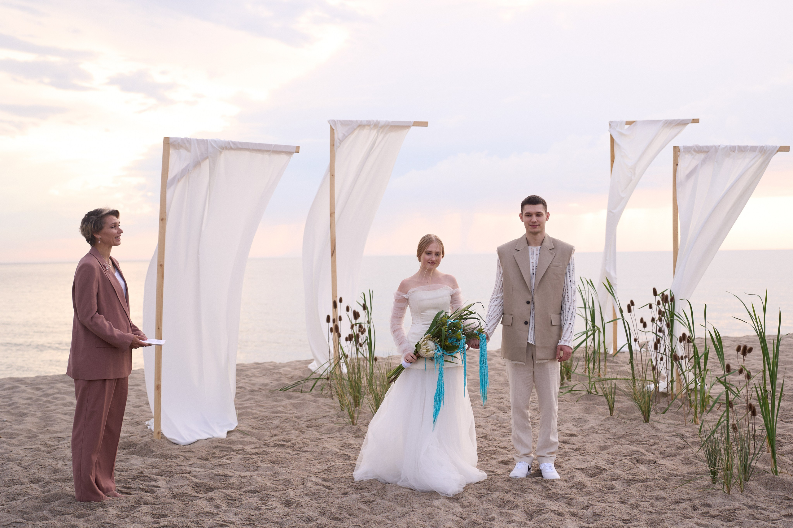 Янтарная свадьба. Калининград. Оформление свадеб, декор свадеб Вера Маркова, Москва