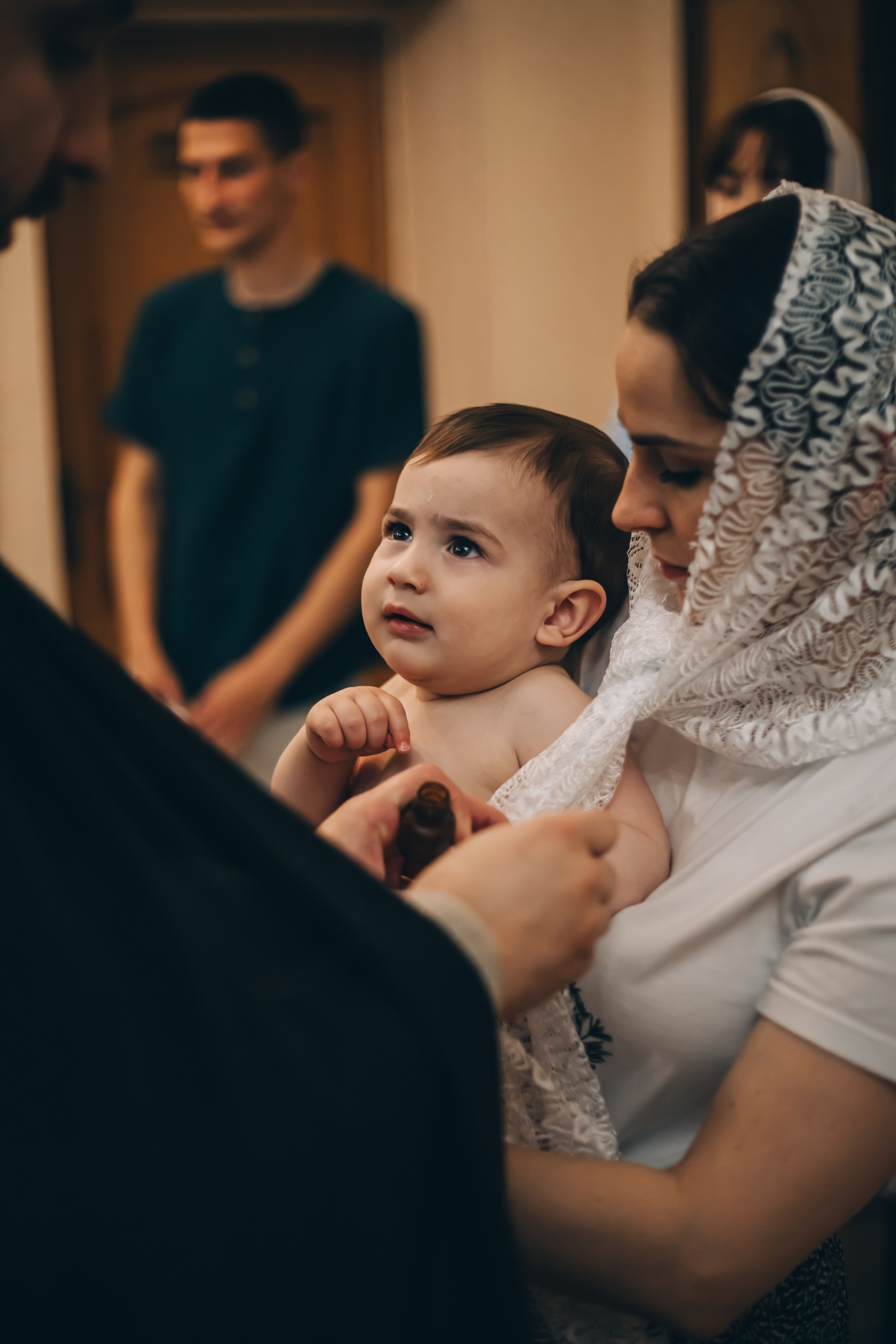 Фотосессия таинства крещения в Белой Глине. Свадебный и семейный фотограф в Краснодарском крае Мария Данилкина