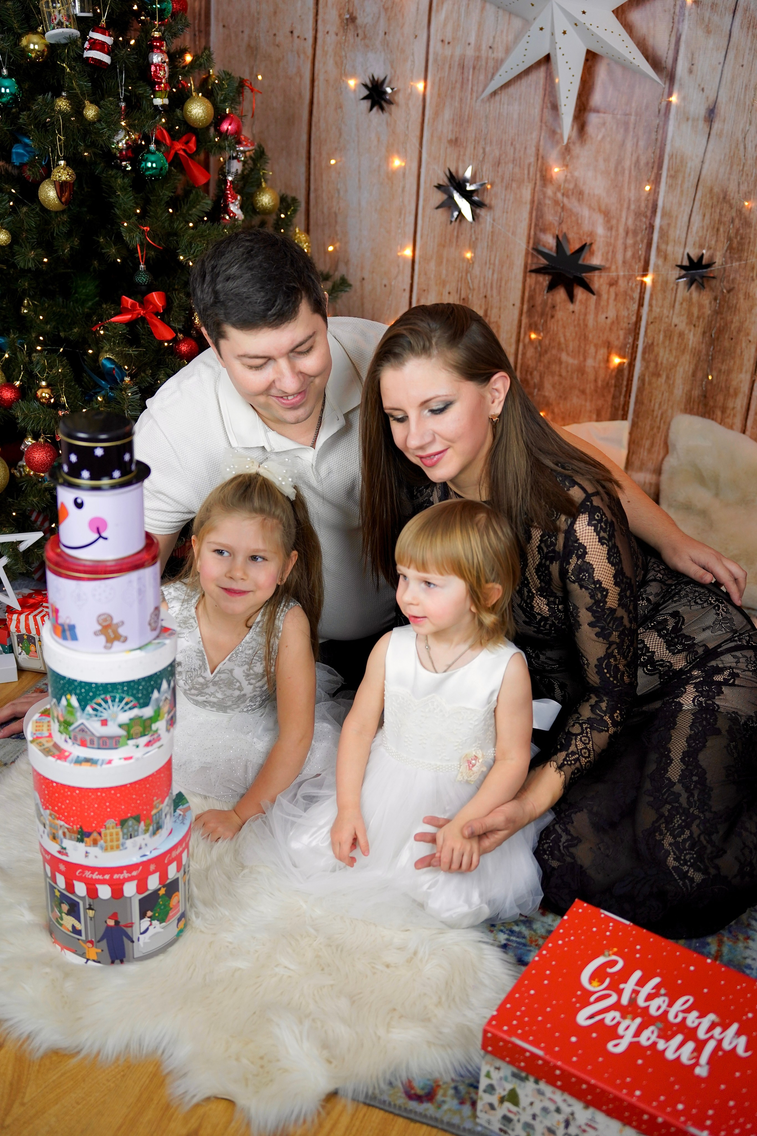 Новогодний фотопроект #3. Семейный и детский фотограф Александра Гвоздикова