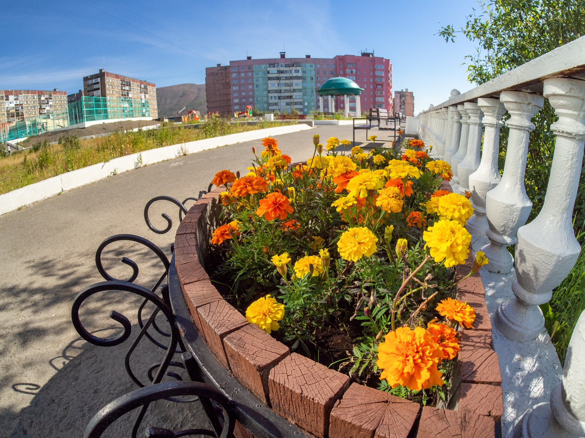 Смотровая площадка на пятом микрорайоне Талнаха