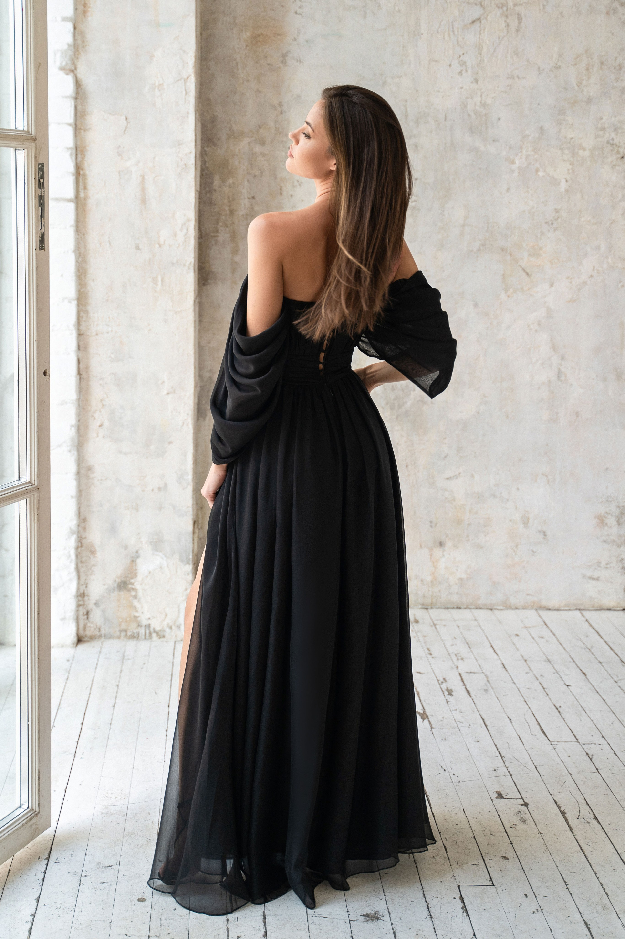 Съемка вечерних платьев DIAFANO с Ксенией. Свадебный и портретный фотограф Клипа Максим