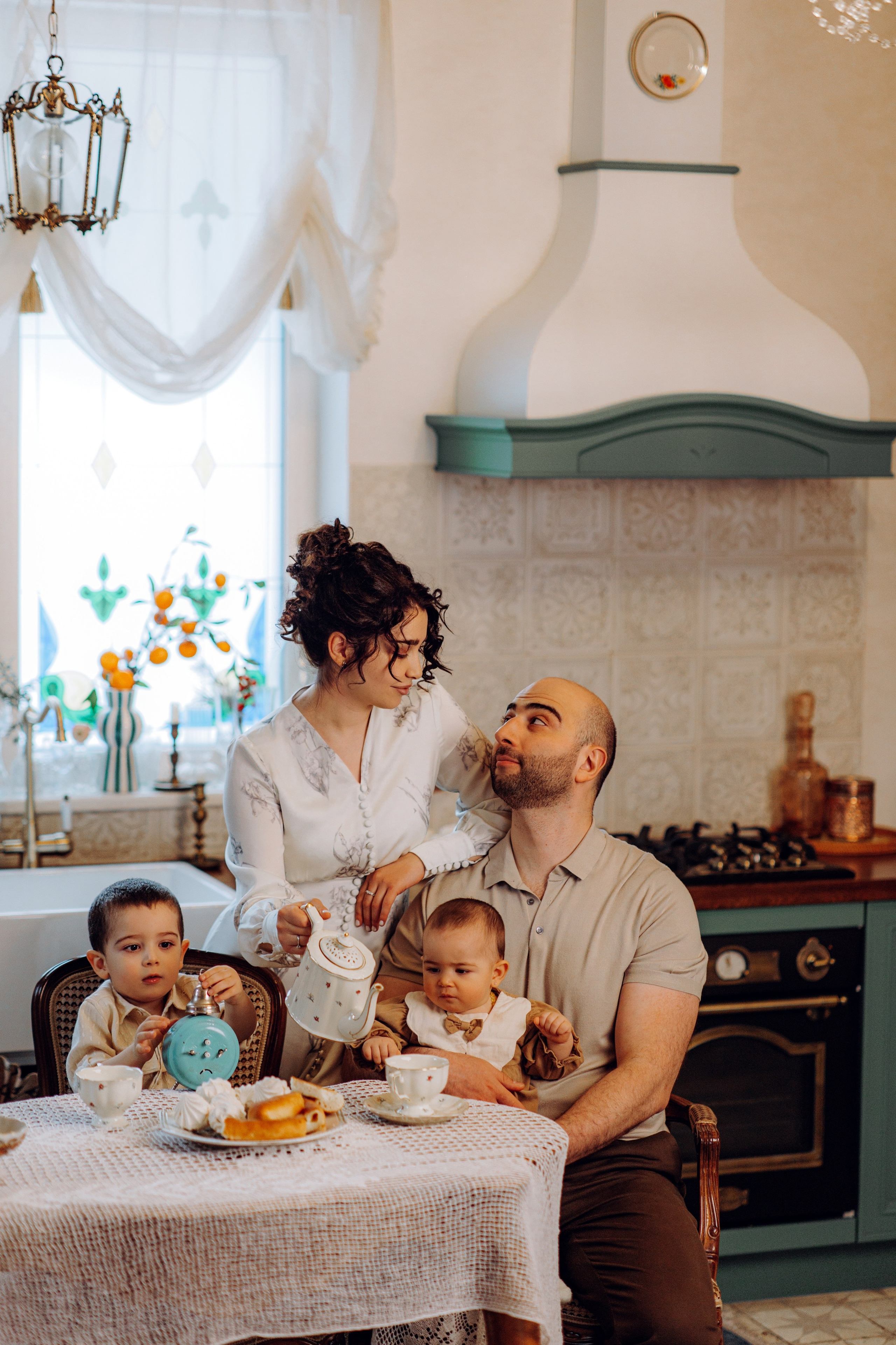 Альбина с семьей. Фотограф Татьяна Хисметова