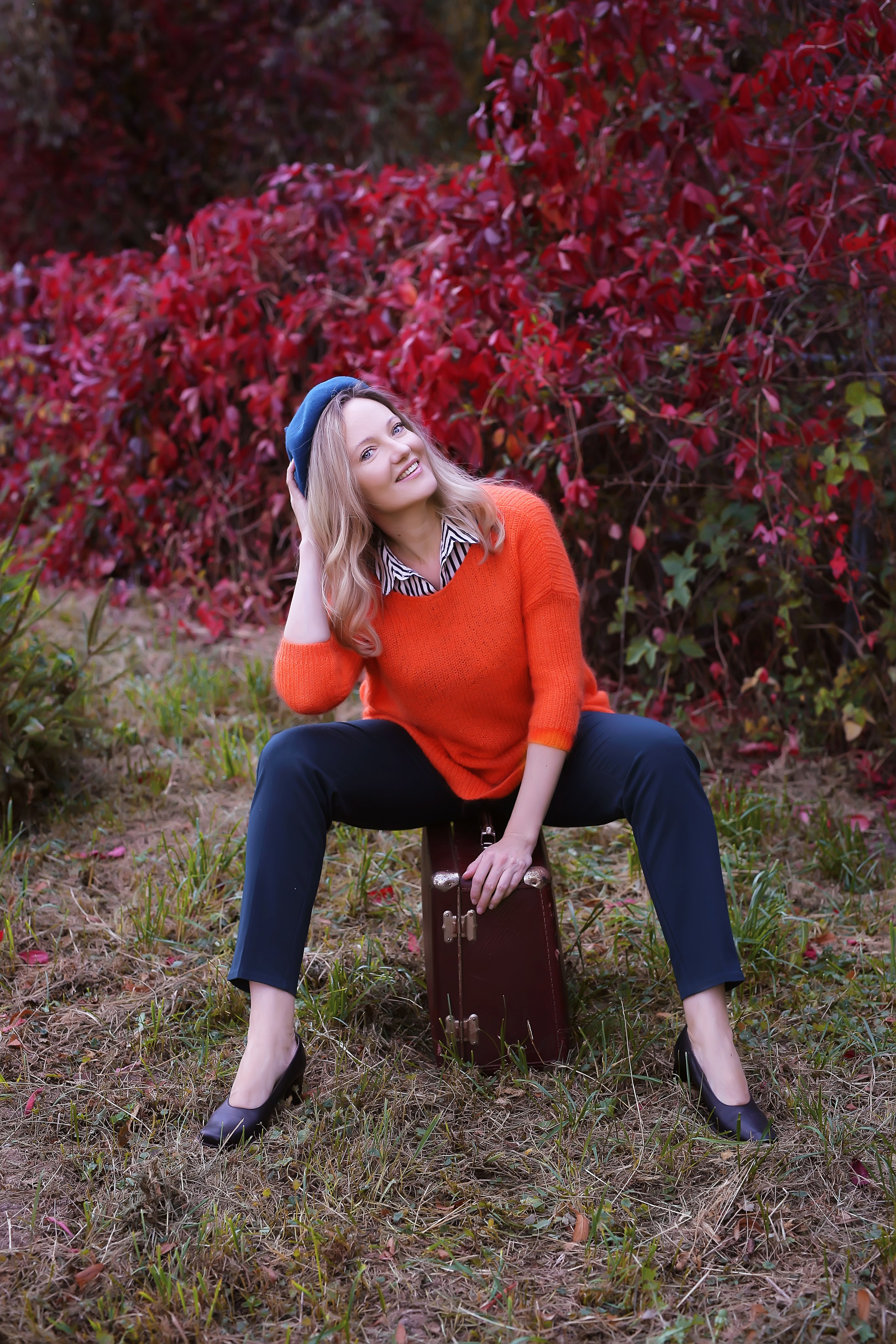 Наталья и осень. Школьный и детский фотограф Старожилово