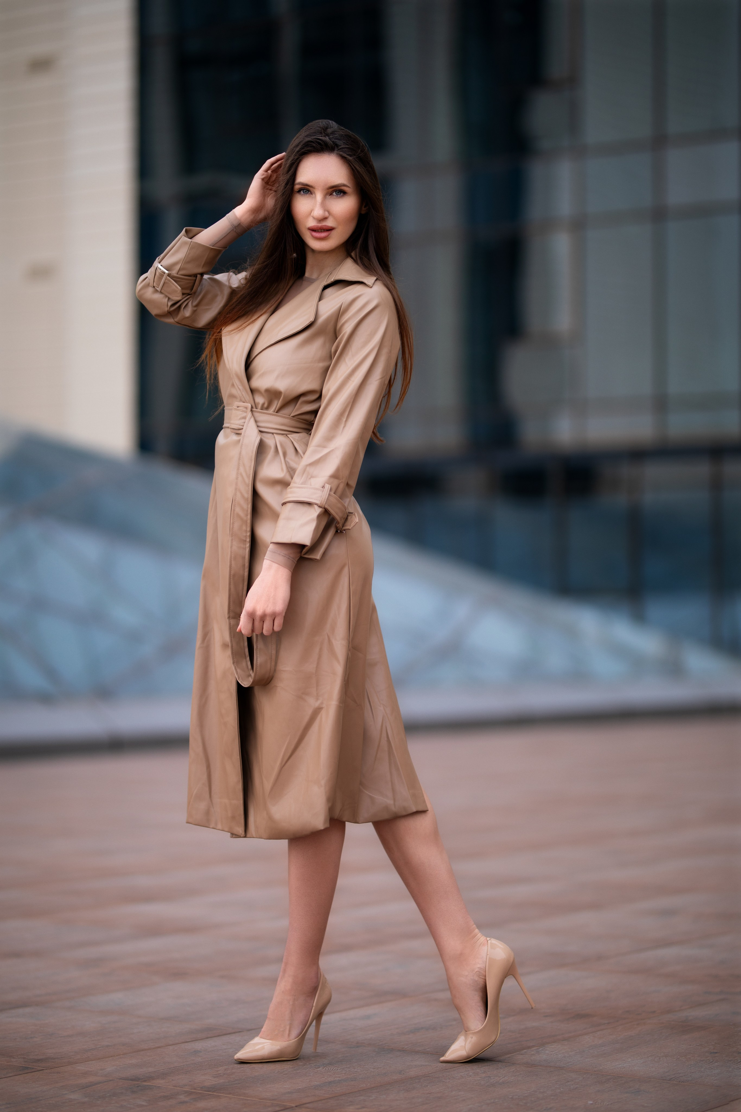 Фотосет с Викторией на крыше бизнес-центра в формате для «себя»